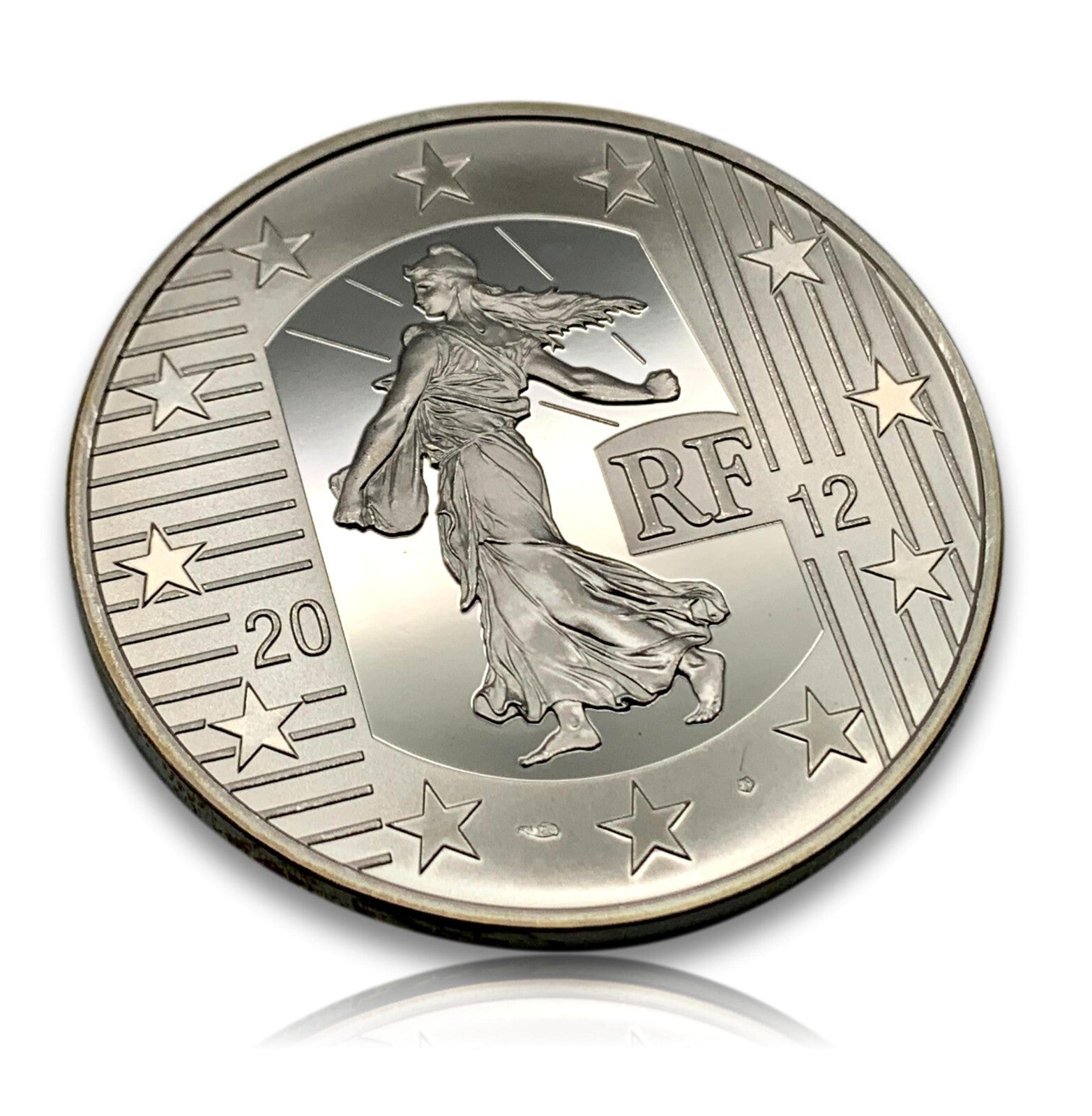 Frankreich - 10 Euro € - 2012 - 10 Jahre Euro - 900er Silber - in Kapsel2