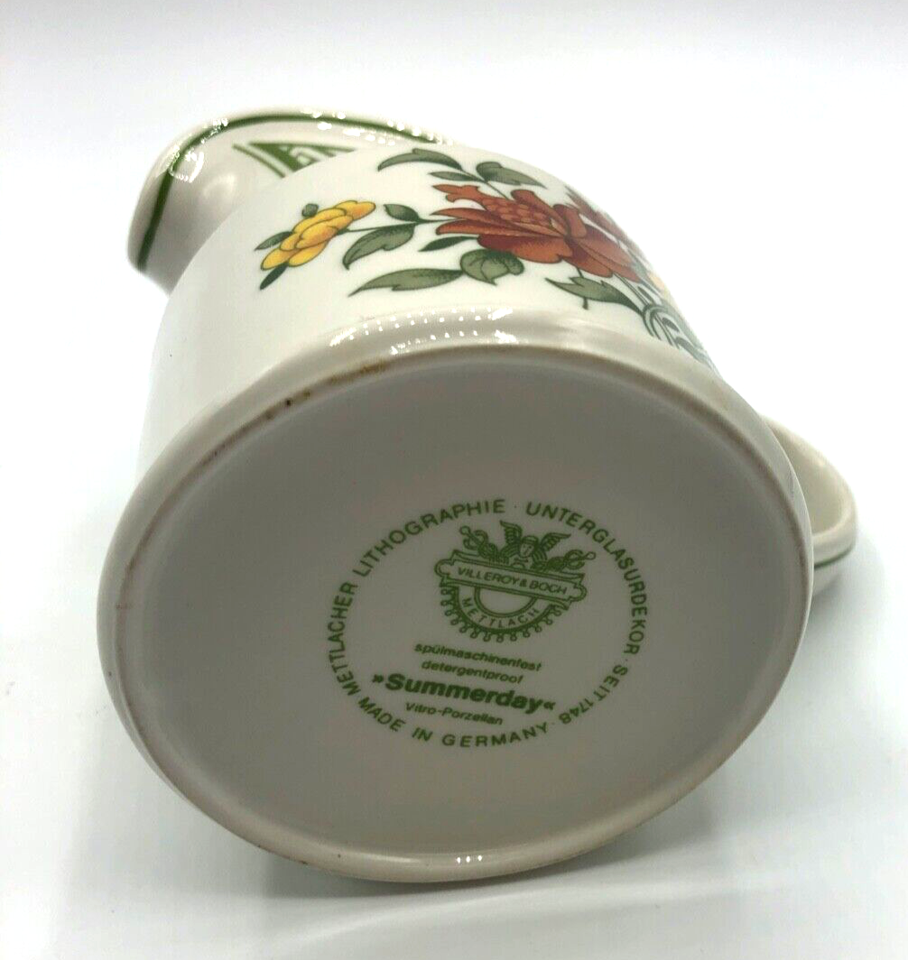 Vintage Villeroy & Boch Porzellan Summerday Milchkännchen Rahmschütte Milchhafer3