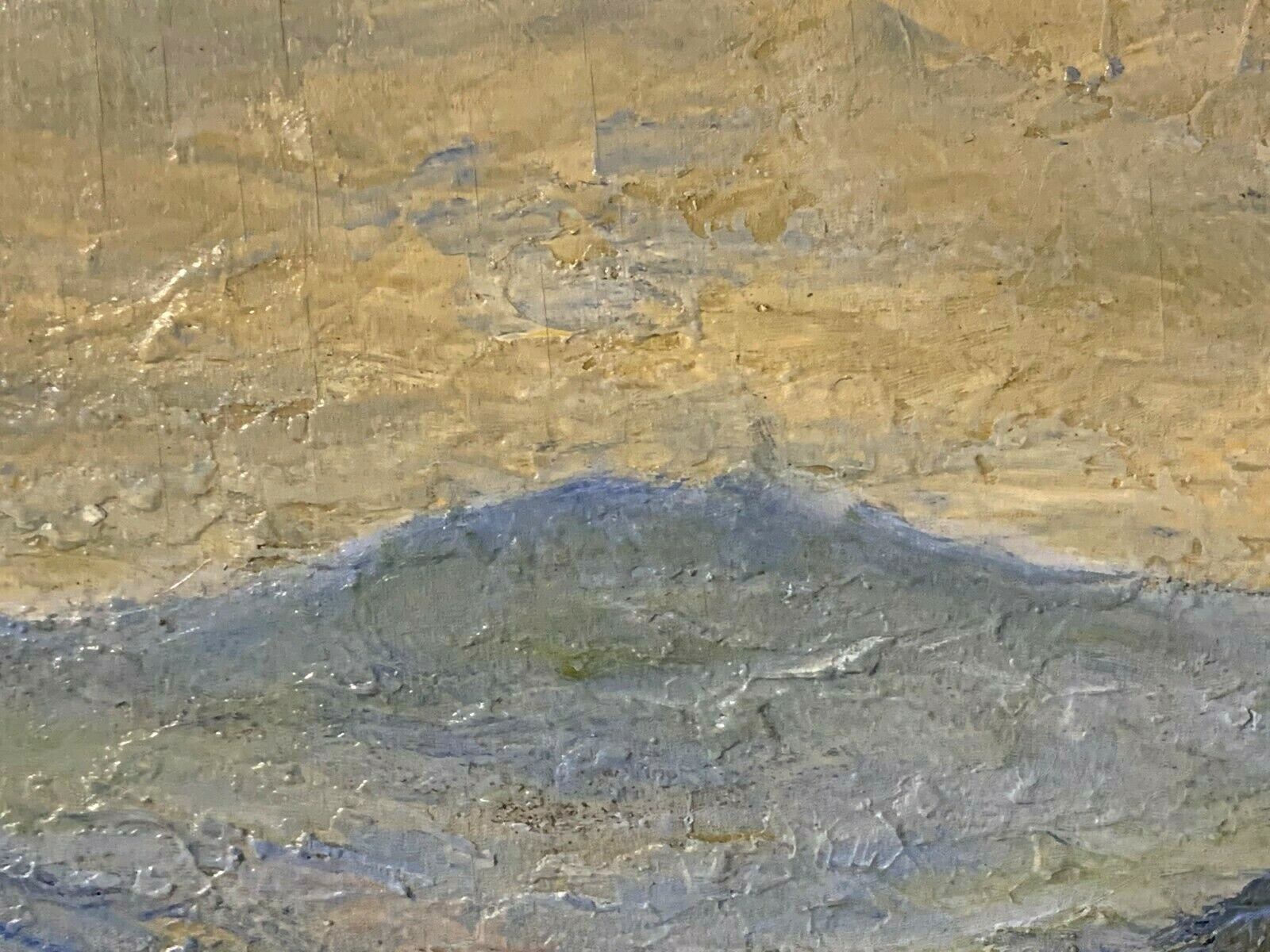 Wolfgang Heinz Unger *1929 - Wanderrast - Öl auf Holzplatte - gerahmt - signiert7