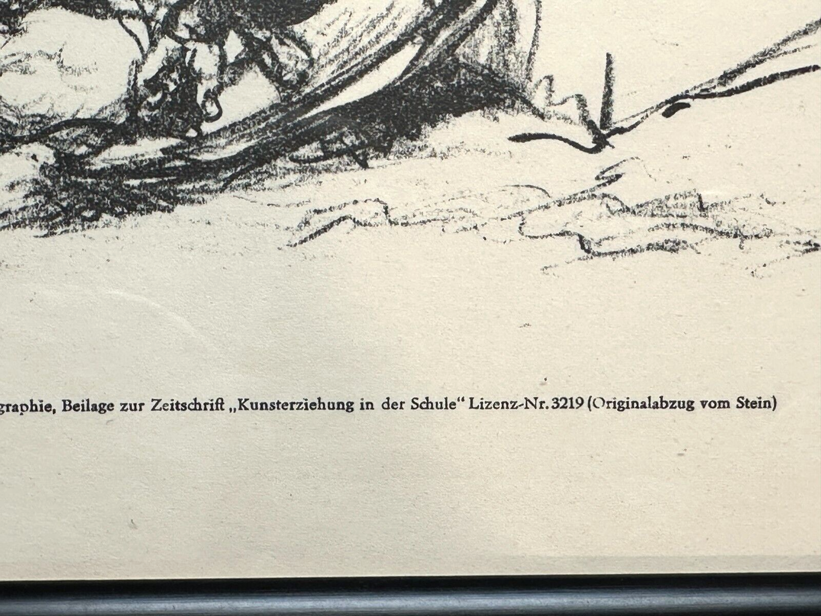 Max Slevogt - 1868-1932 - Lithographie - Original Abzug für Beilage - 'Hektor'8