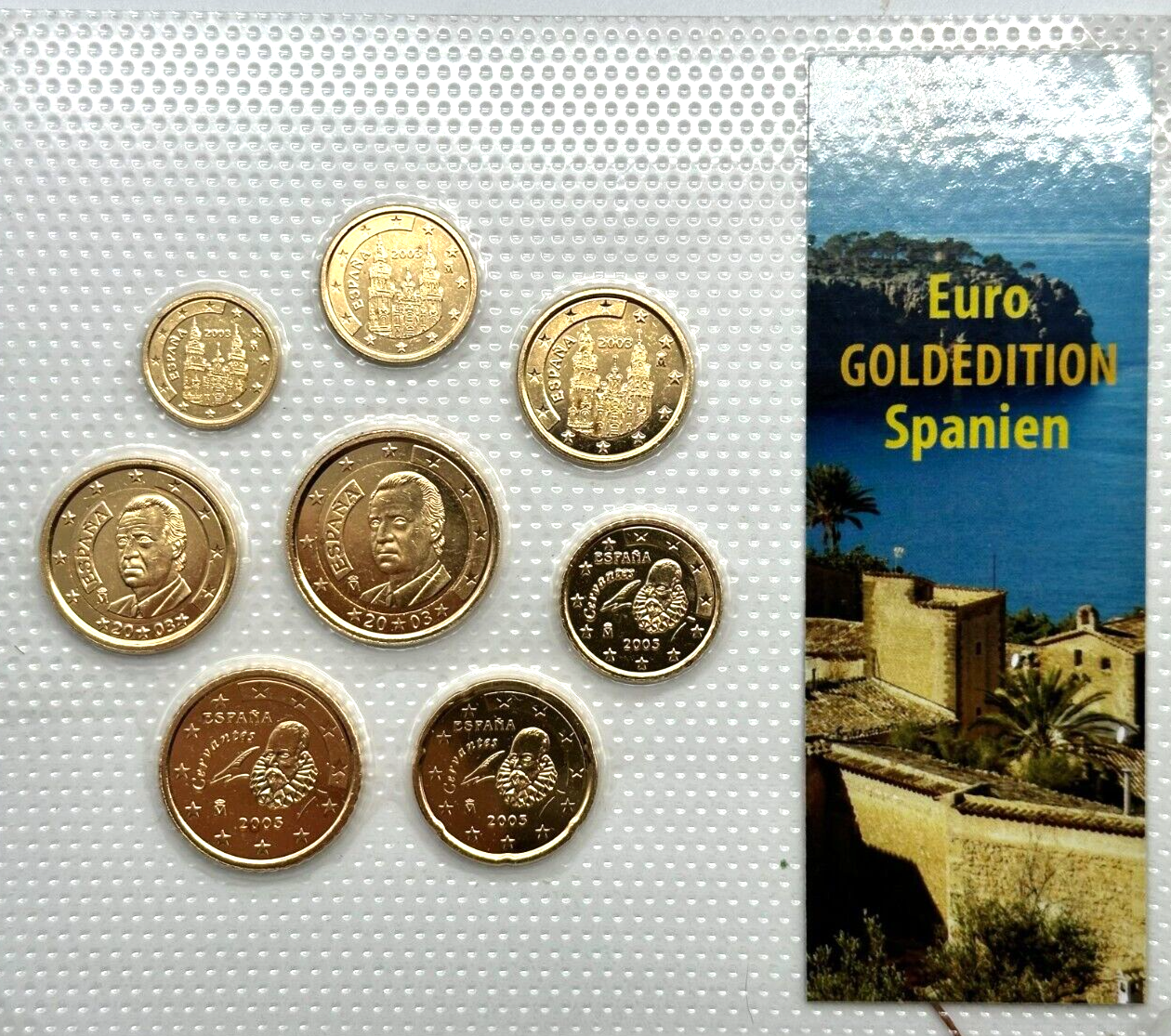KMS Spanien - 2003 - Euro € 24ct Vergoldet - limt. Auflage 500 Stück2