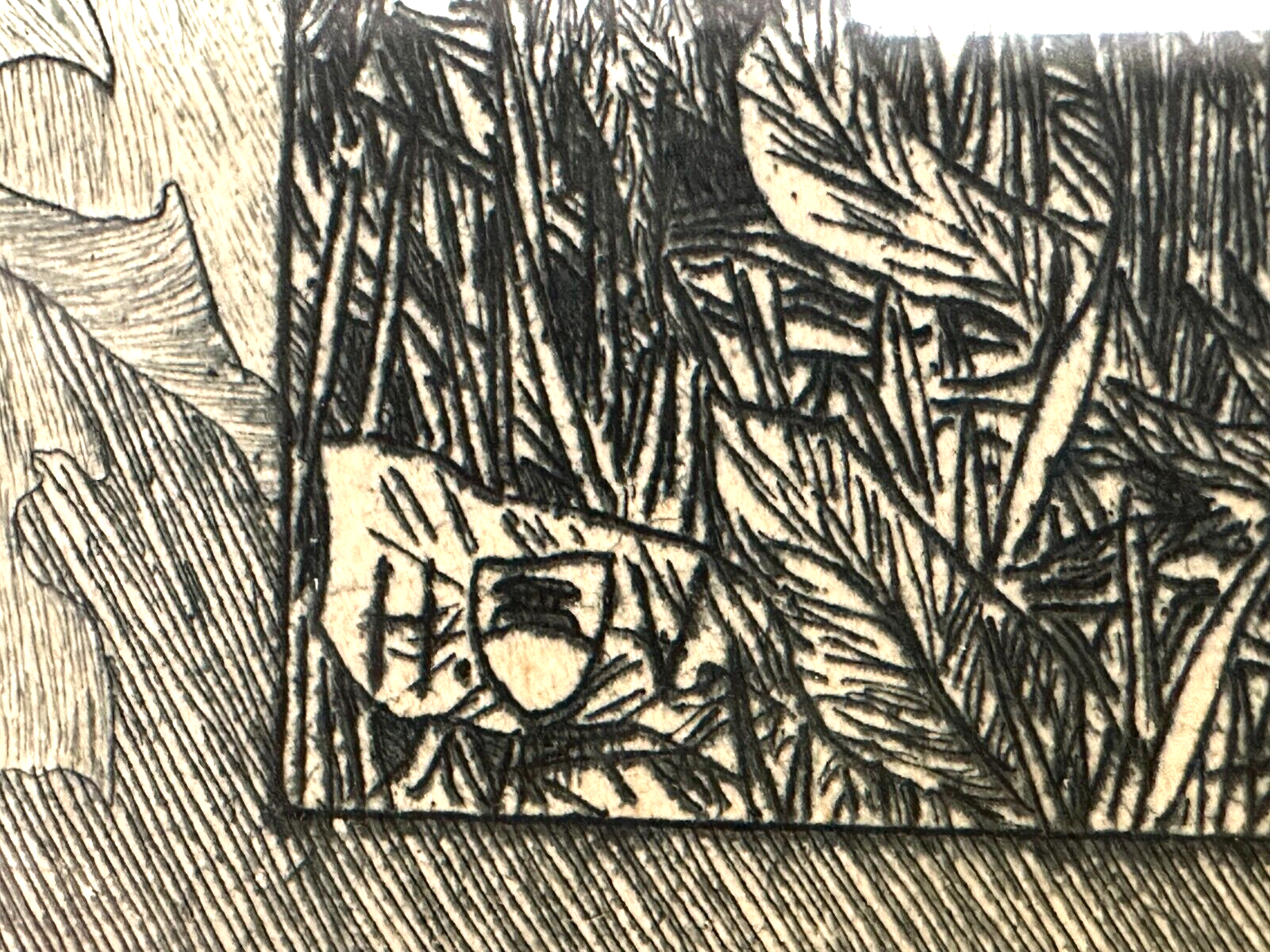 Heinrich Vogeler 1872-1942 - Radierung - Froschbraut - 1899 Jugendstil - gerahmt9