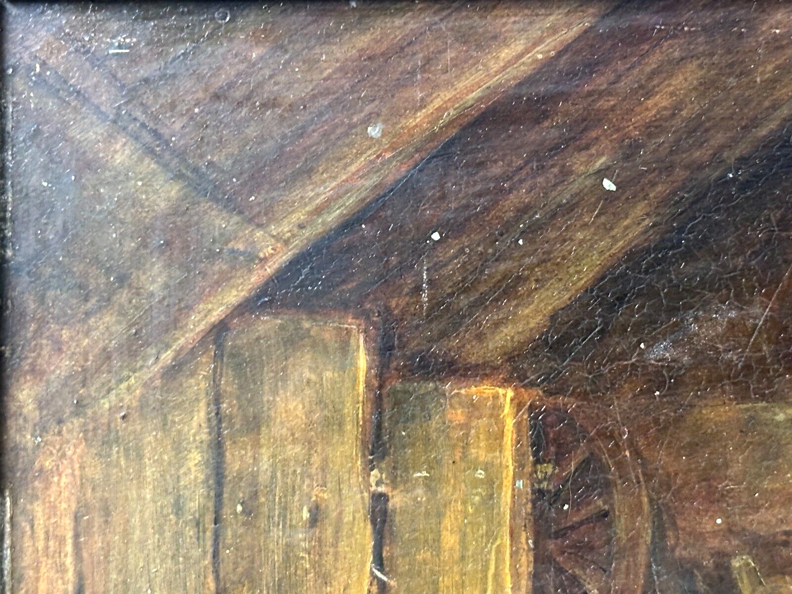 Öl auf auf Kupferplatte - Genre - Wirtshausszene nach David Teniers - gerahmt11