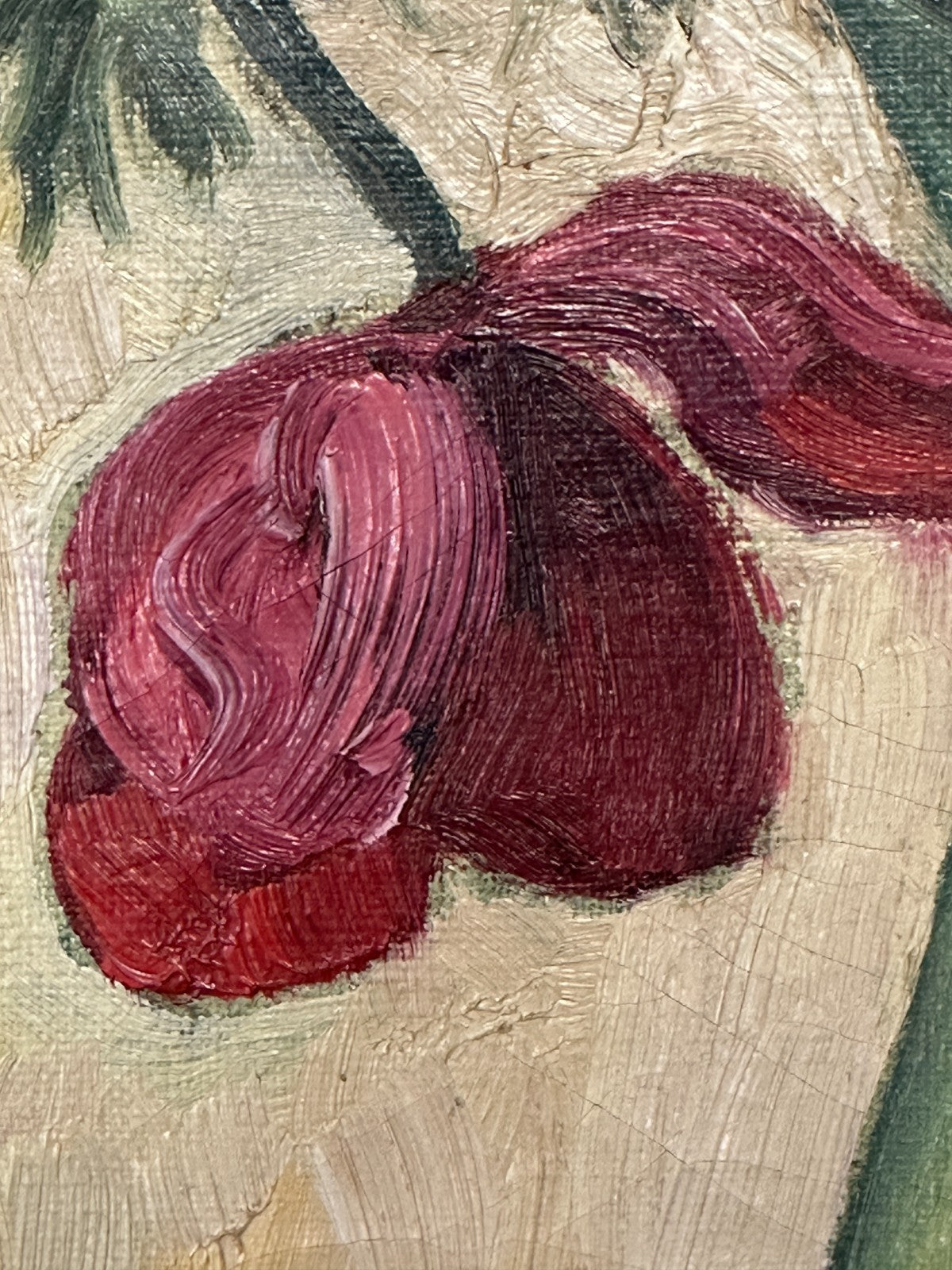 Hermann L. Umgelter – Stillleben mit Anemonen in Vase - Öl auf Leinwand - sig.4