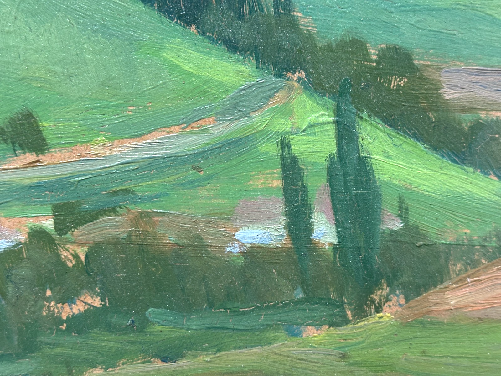 Eugen Krauss (1881–1962) – Kaiserberge Hohenstaufen Rechberg Stuifen - Öl auf Pl5
