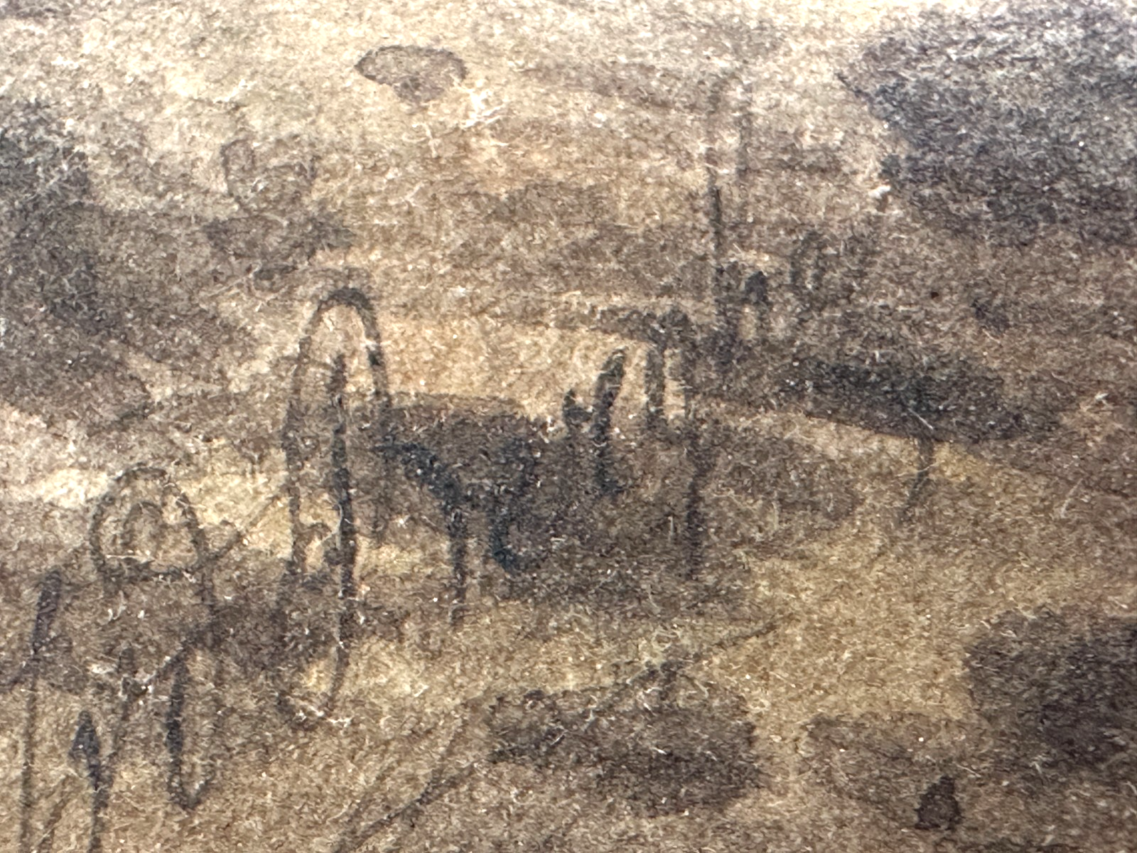 Willem Jan van den Berghe – Meisterlich aquarellierte Alpenlandschaft mit Vieh9