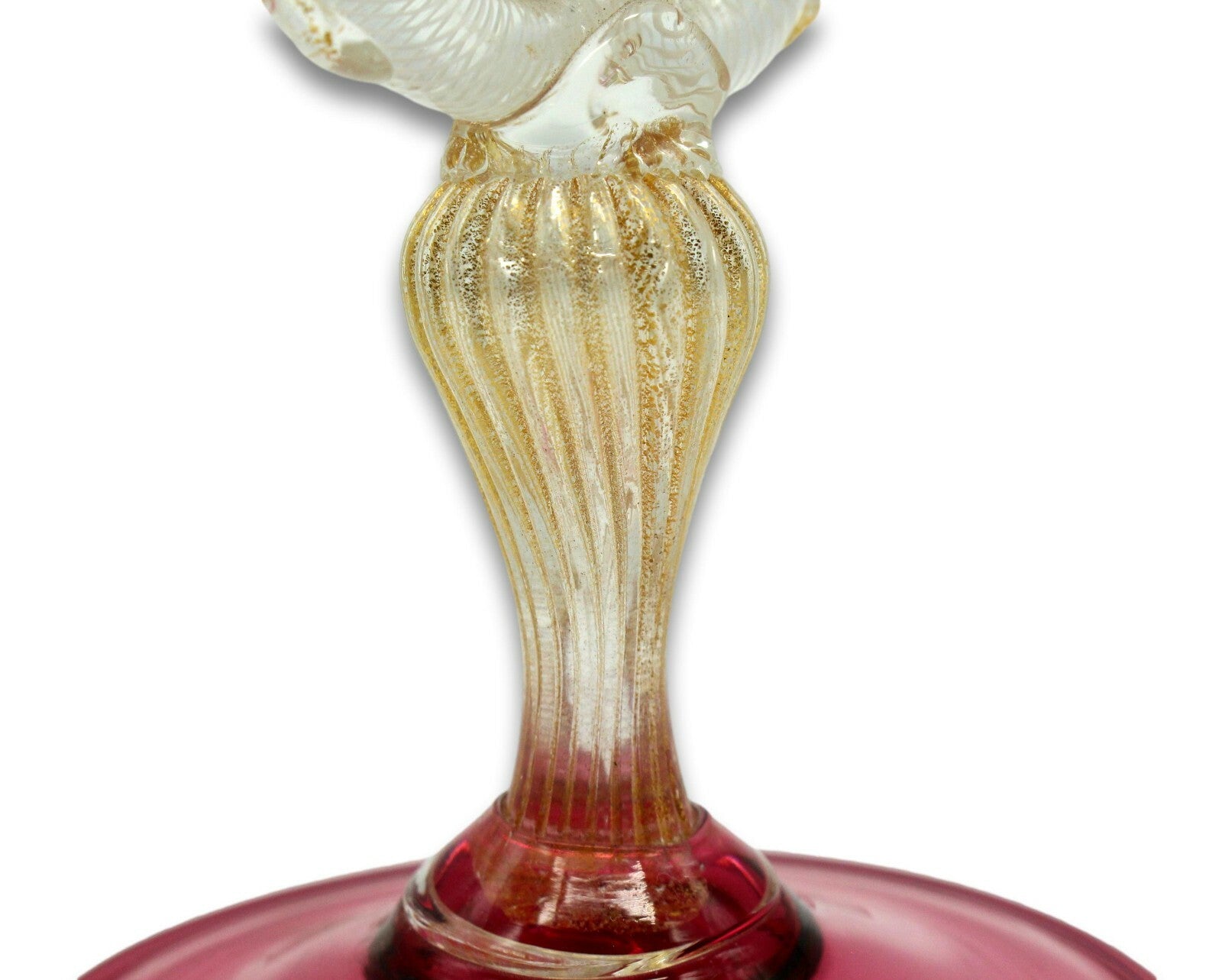 Murano - Glaskelch - Art Glass Design - Salviati - Goldstaub Einschmelzung4