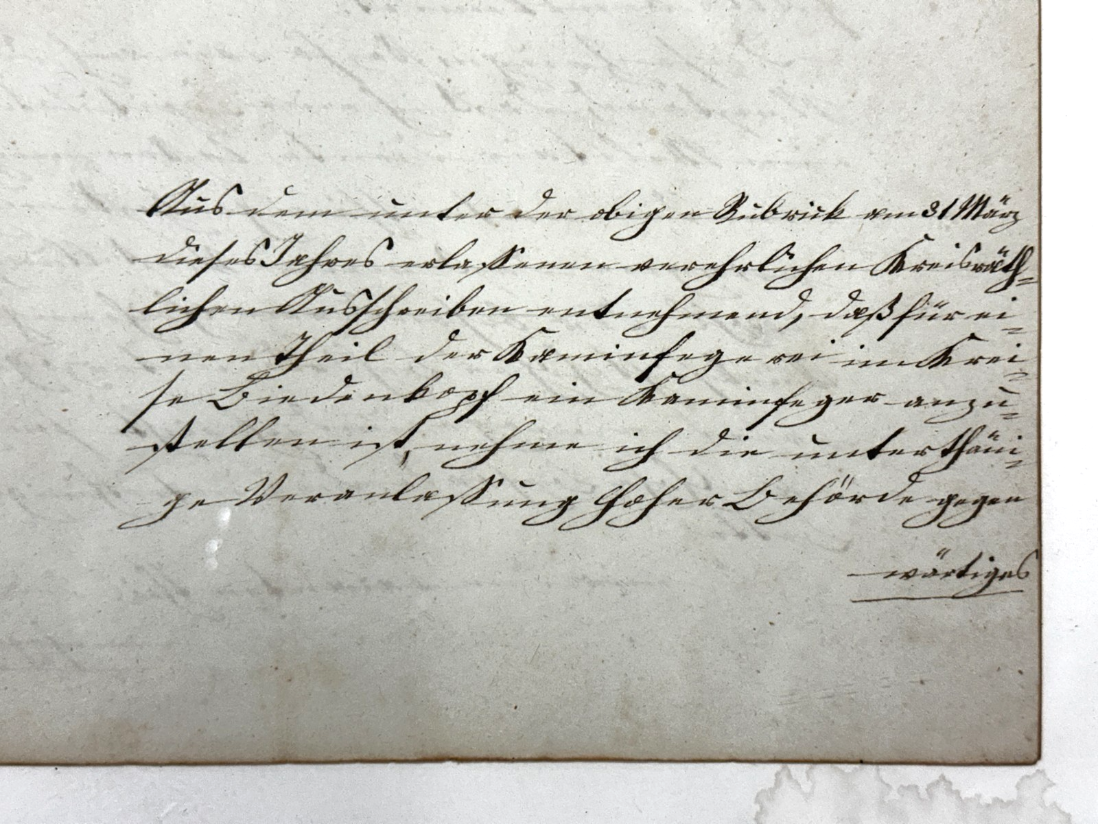 1841 Stempelpapier 36 Kreuzer – Großherzogtum Hessen – Brief Kreisamt Lindenfels7