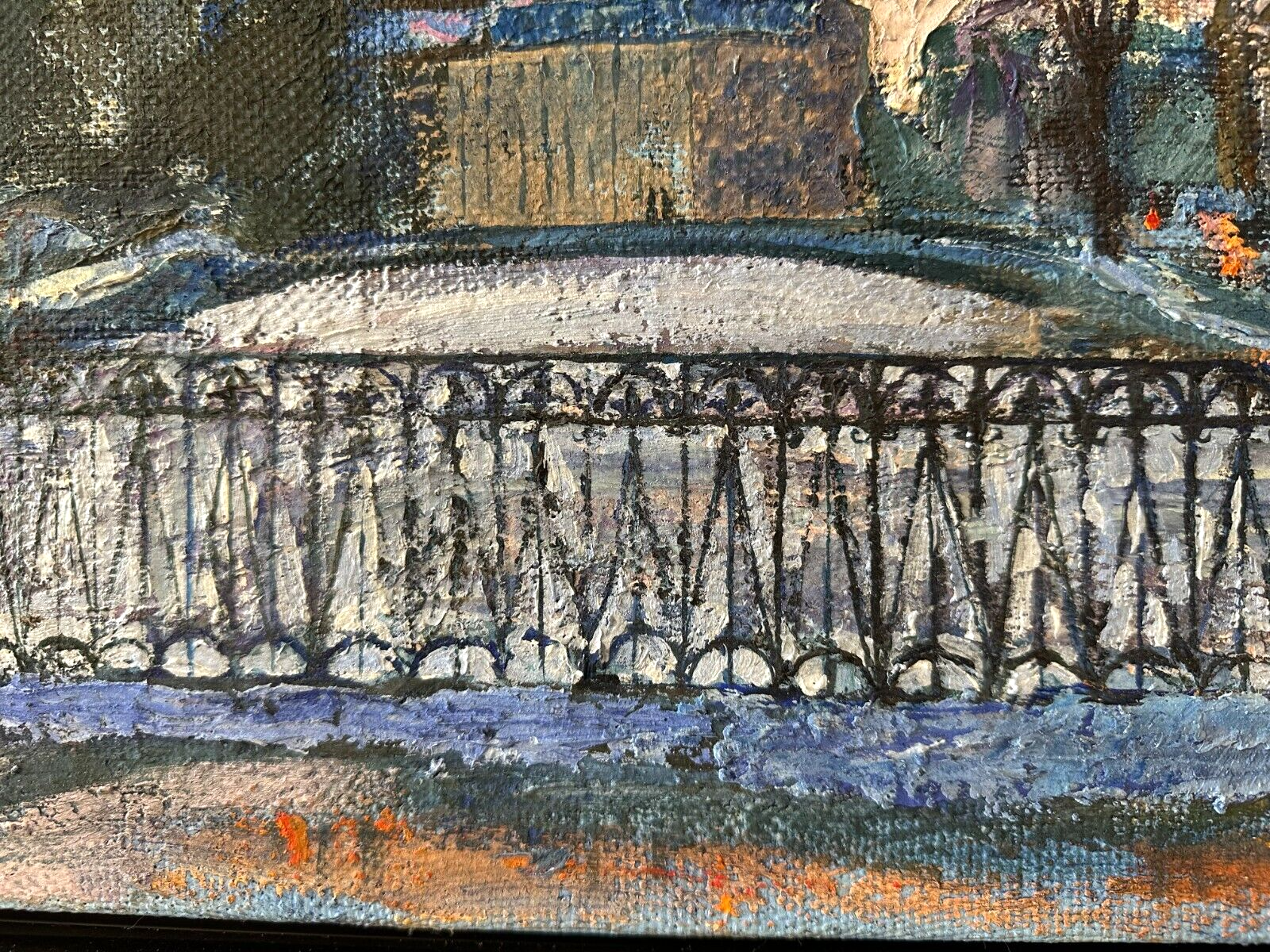 Öl auf Leinwand - Lisa Mikhailova - St. Petersburg Gribojedow-Kanal - signiert11