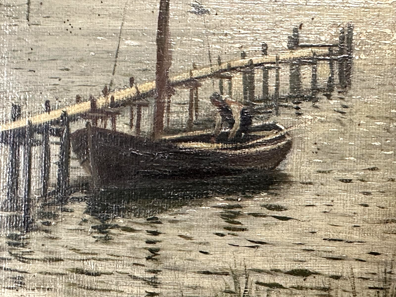 Hans Schleich - 1834-1912 - Insel Rügen - Öl auf Leinwand auf Platte - signiert2