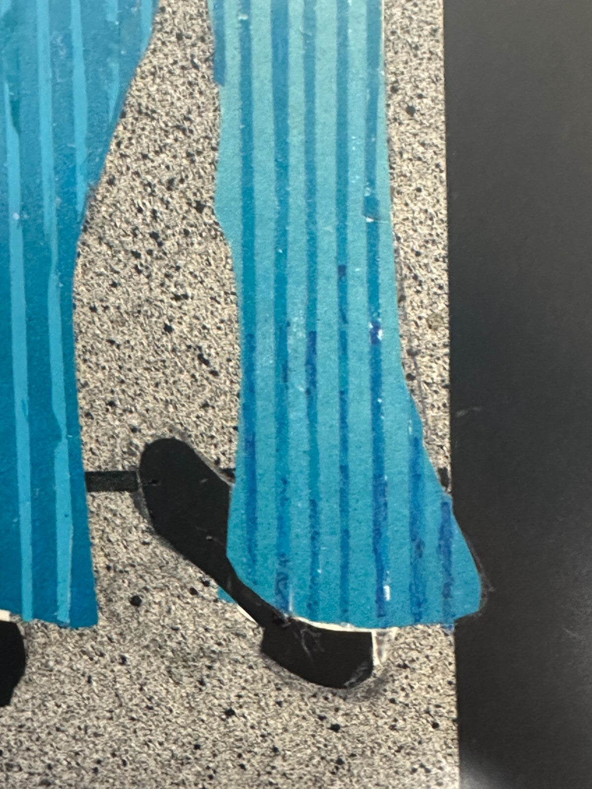 Gottfried Salzmann - seltene Collage - 1969 - signiert - gerahmt hinter Glas10