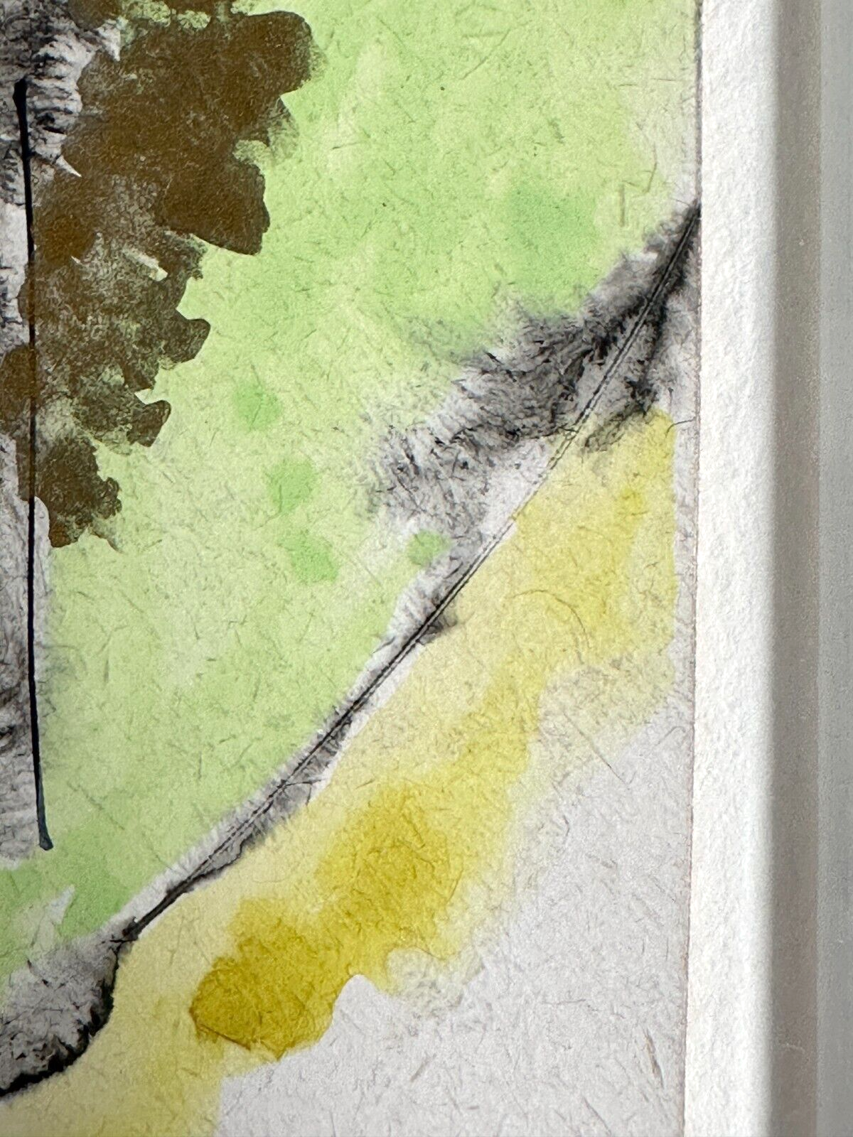 Hannah Höch - Wasserfarben Gouache auf Hartfaserplatte - 'Im innern des Baumes'10