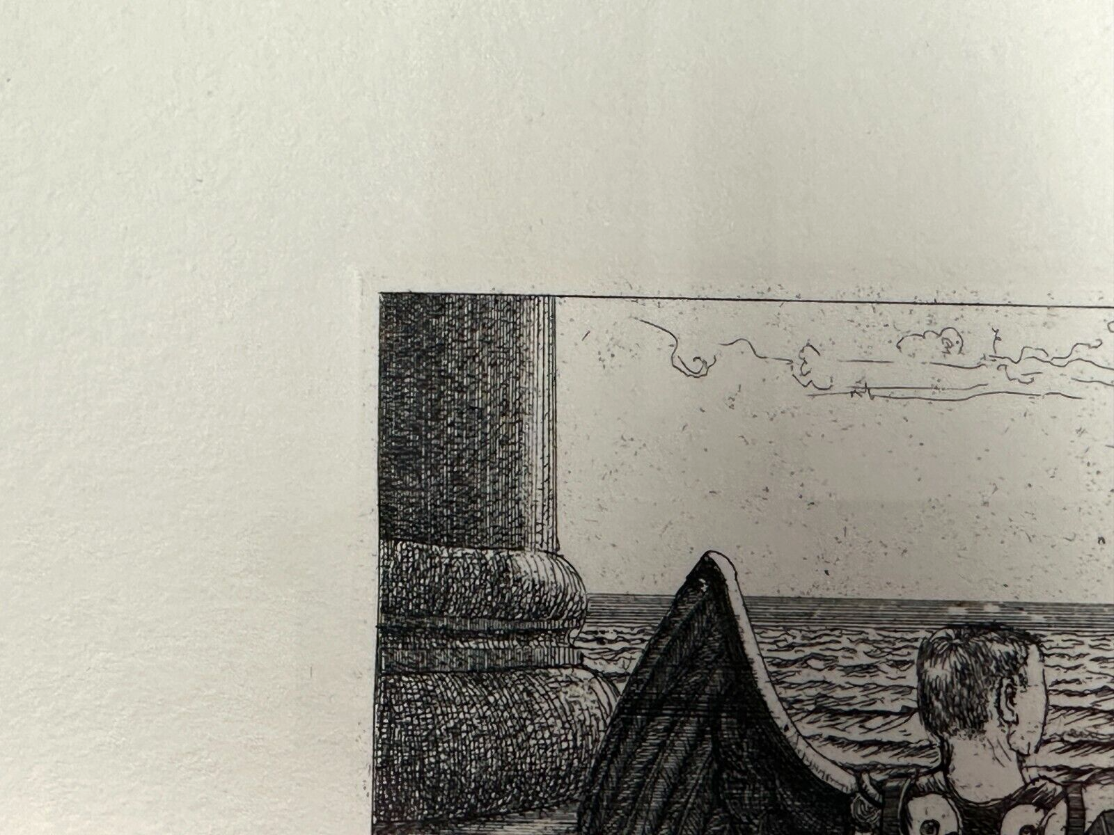 Moritz Baumgartl 1934-2024 - Radierung - 'Die Entlassung/Flugvorbereitung' 19792
