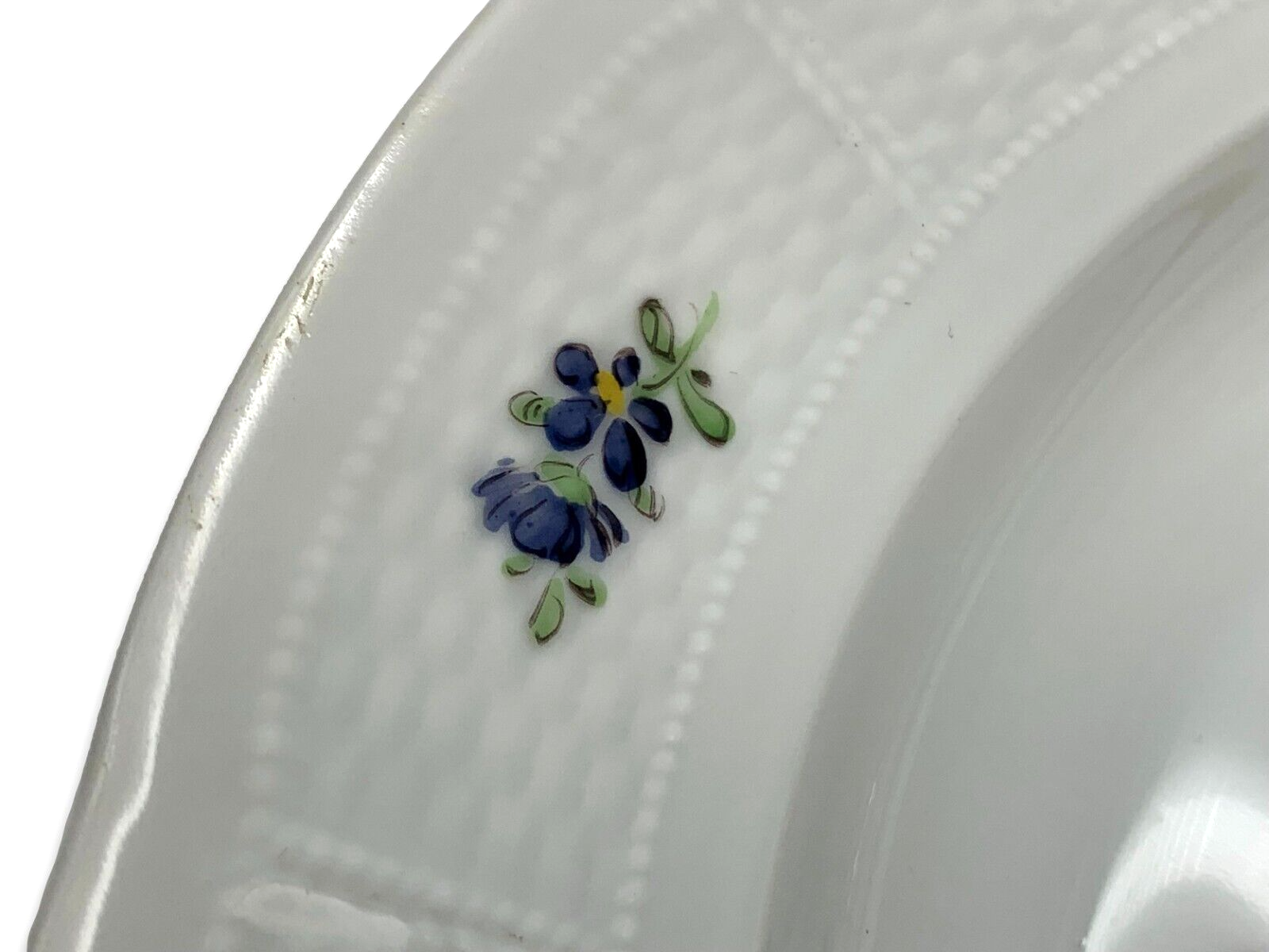 Nymphenburg - Porzellan Teller - Blumenbukett - ca 1920/30 - Streublumen Bukett5