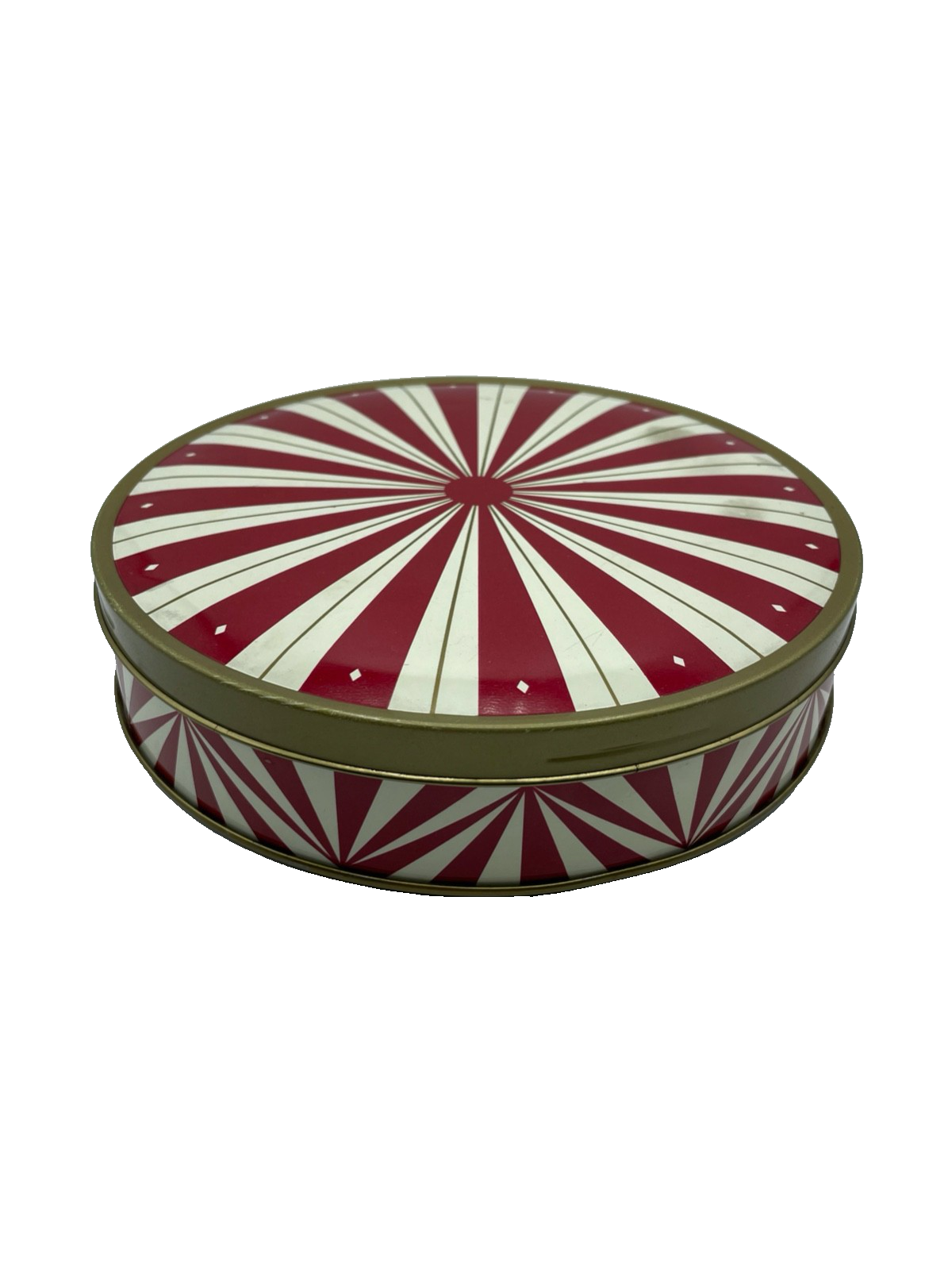 Antik runde Bahlsen Blechdose Keksdose Bauhaus Design Ø H 4,3 cm gepflegt10