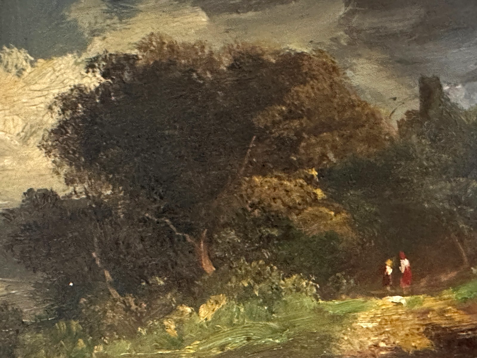 Heinrich Berger - Landschaftsgemälde - Öl auf Platte - signiert - gerahmt1