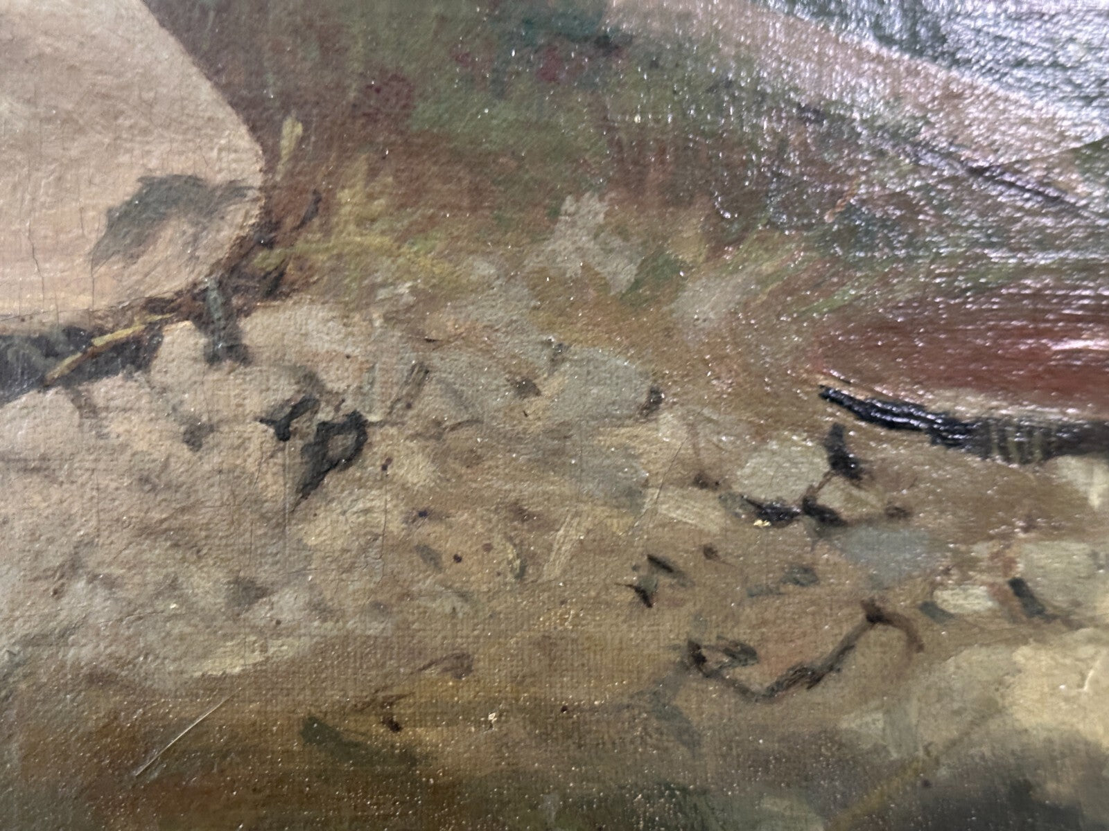 Karl Raupp 1837-1914 - Öl auf Leinwand - Am Chiemensee - signiert - gerahmt6