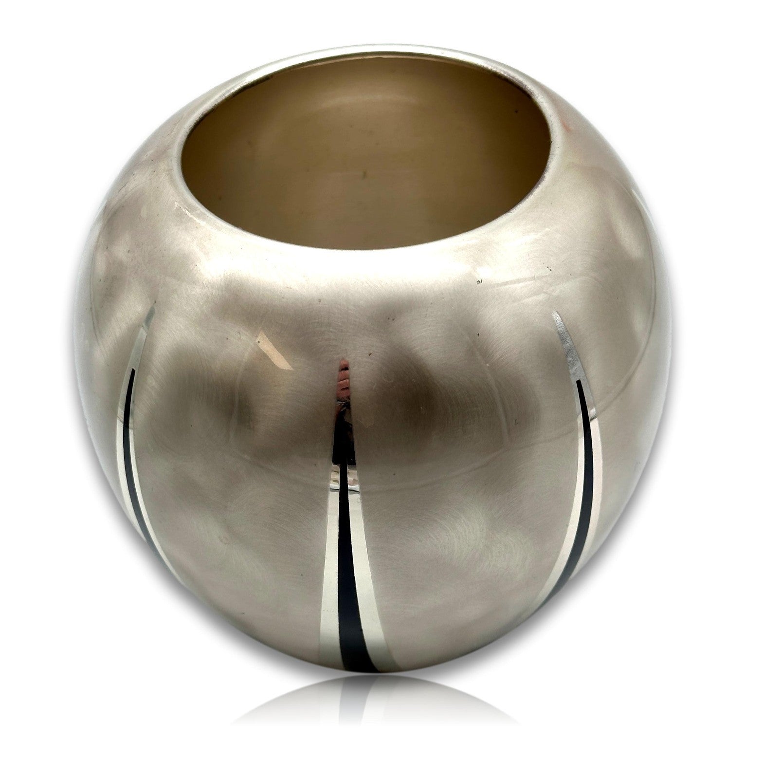 Art Déco - WMF IKORA - Vase versilbert (E.P. BRASS) - Turmmarke - ca. 1930er1