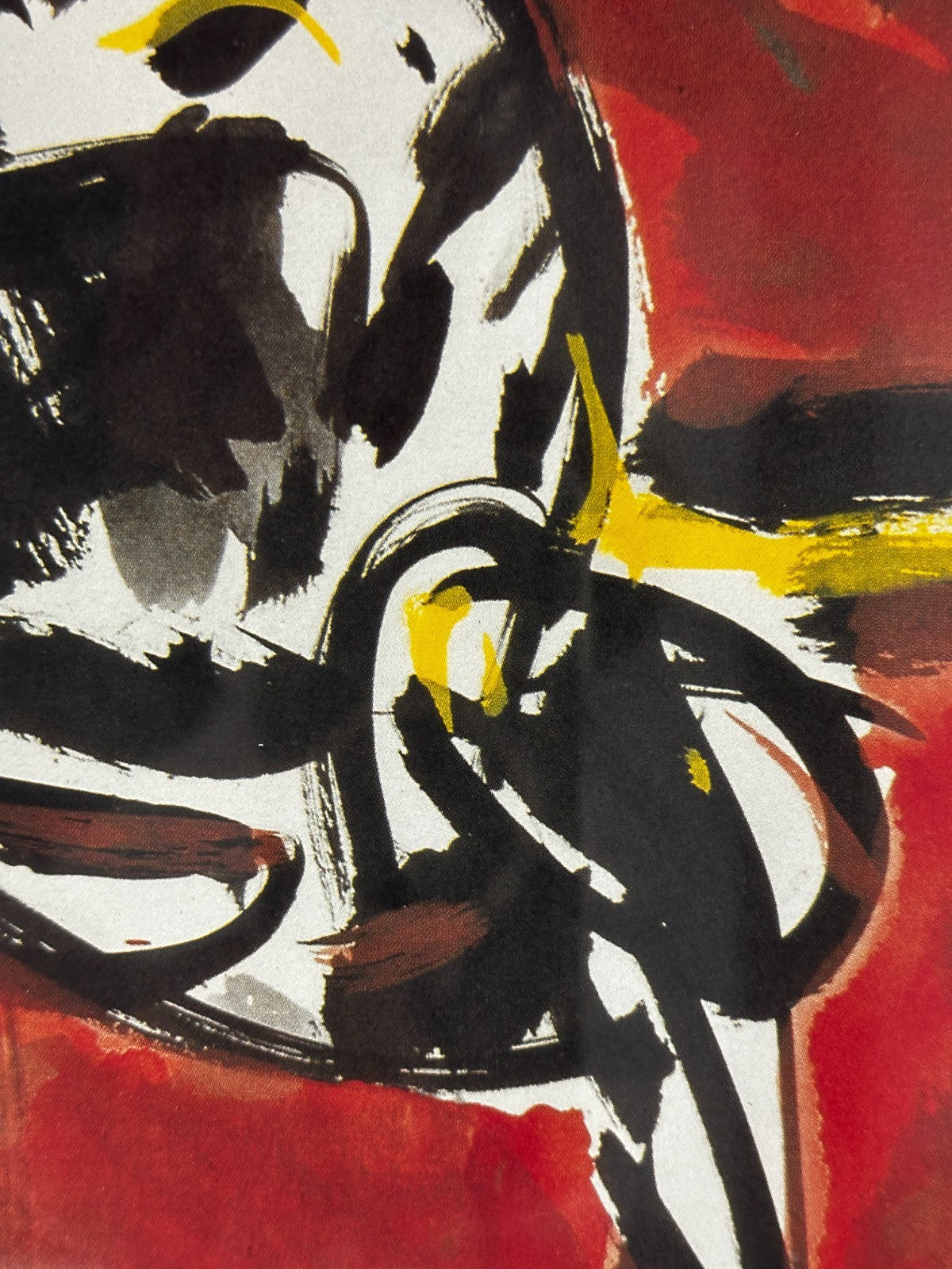 Expressive Figur – Mischtechnik auf Papier – 1986 – gestisch und kraftvoll1