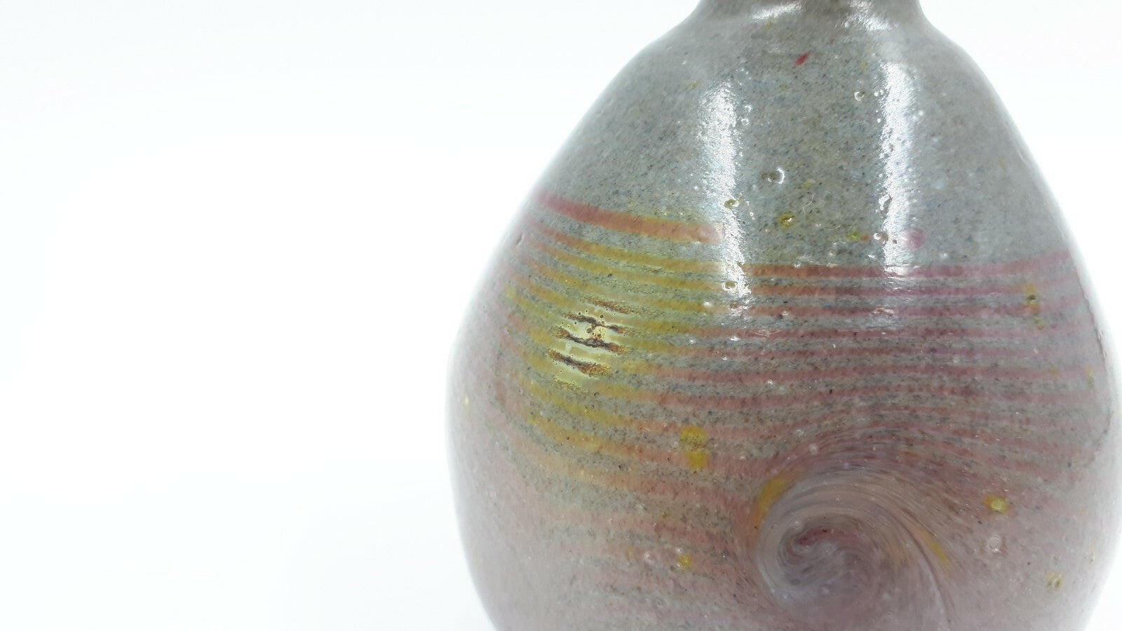Erwin Eisch Vase - Frauenau 1981 - Künstler Glas - Abriss - signiert und datiert5