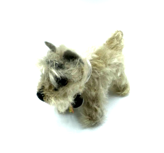 Vintage Steiff Mohair Hund Tessie 60er Jahre mit Schild H ca. 8 cm gepflegt1