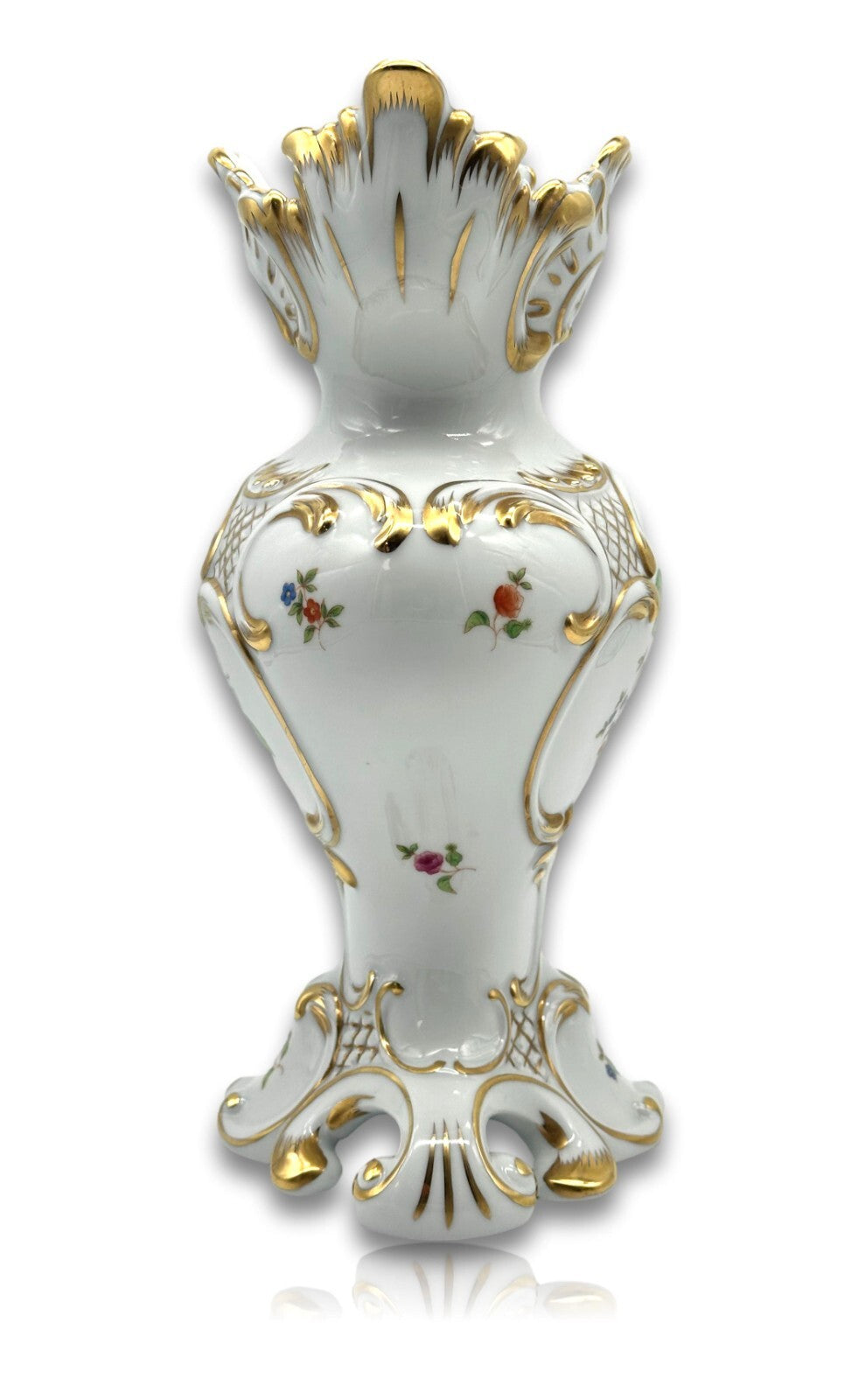 Herend 6663/PBR - Prunkvase Vase - Porzellan - Petit Bouquet De Rose Handbemalt2