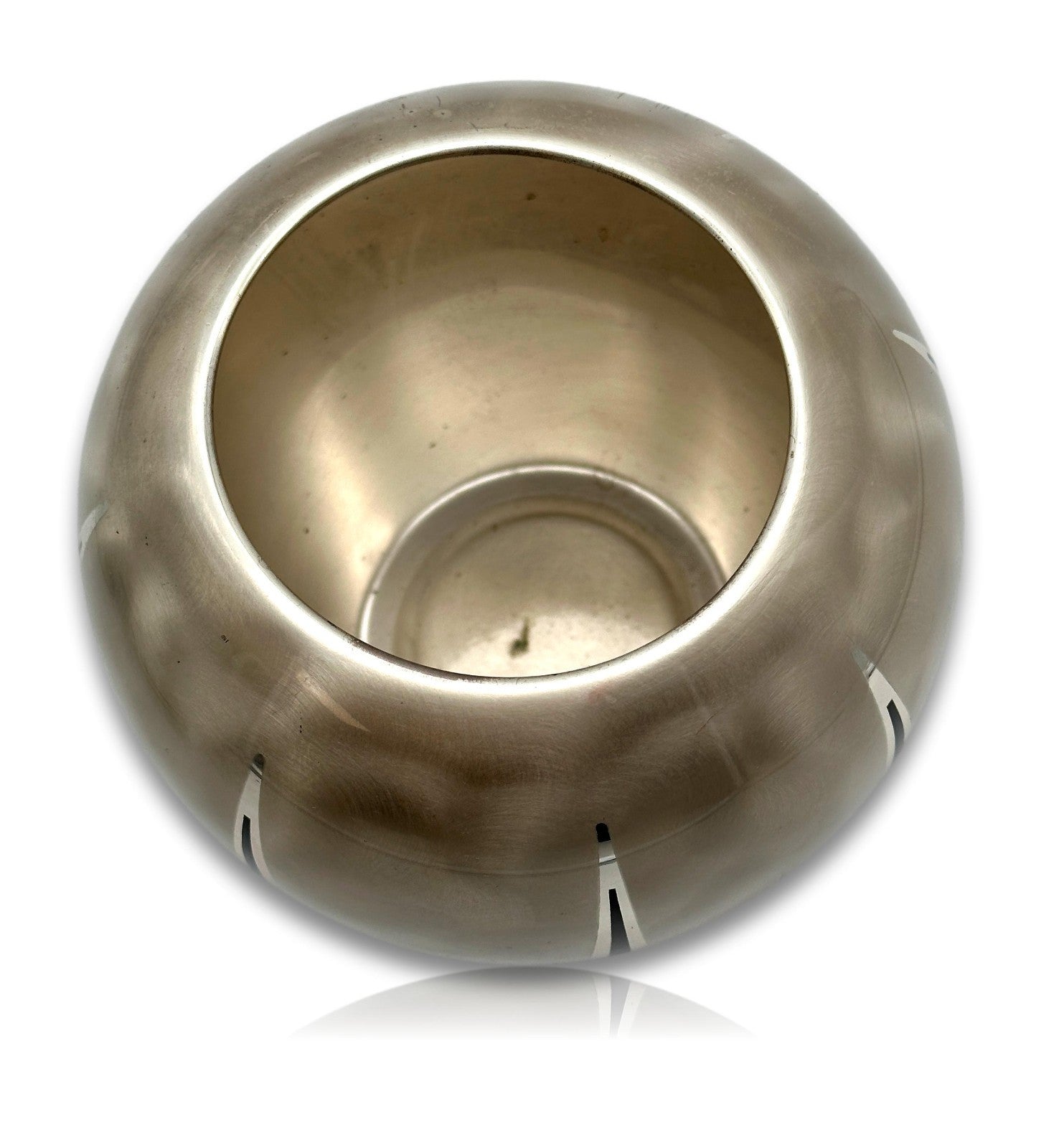 Art Déco - WMF IKORA - Vase versilbert (E.P. BRASS) - Turmmarke - ca. 1930er3