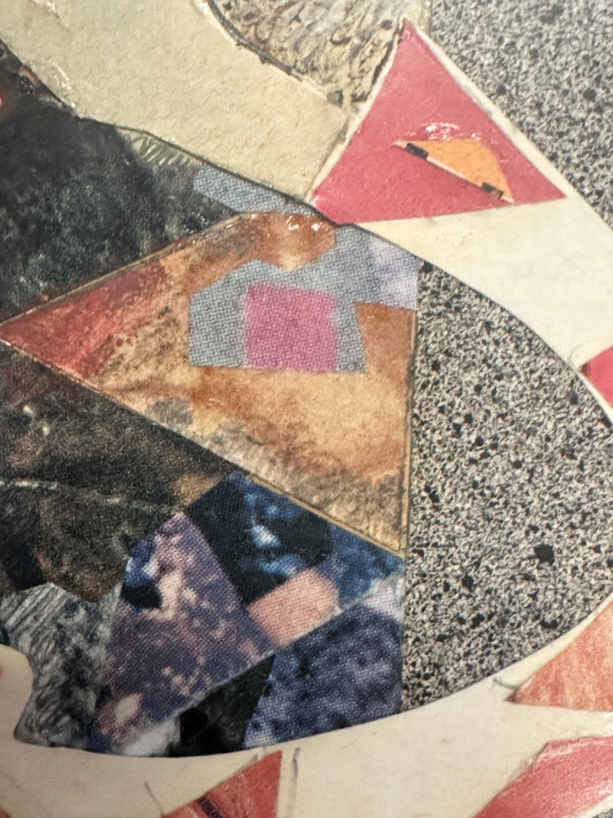 Gottfried Salzmann - seltene Collage - 1969 - signiert - gerahmt hinter Glas4