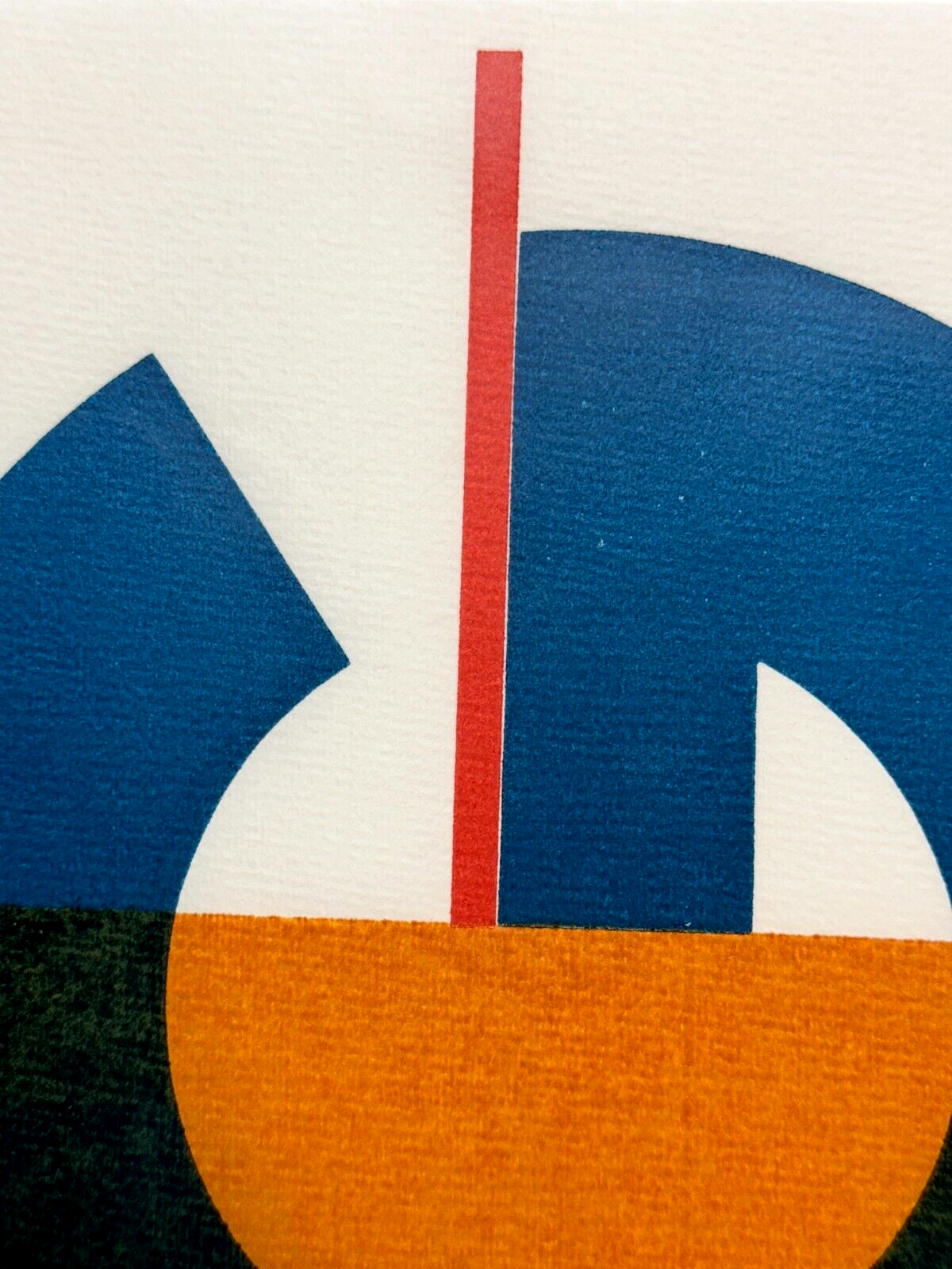 Josua Reichert 1937-2020 - farbige Serigrafie - Typographische Komposition - sig2