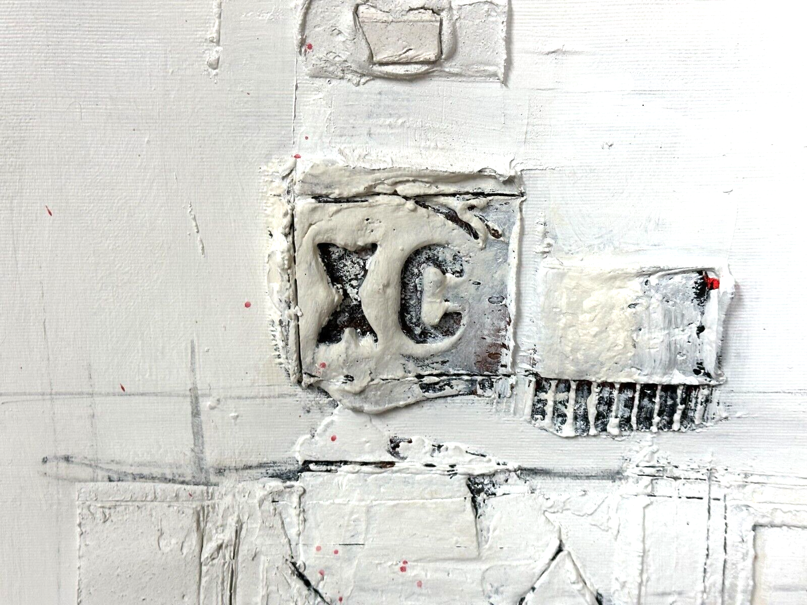 Nikola Zigon - Öl auf Leinwand Collage Mischtechnik - 2007 - gerahmt - signiert3