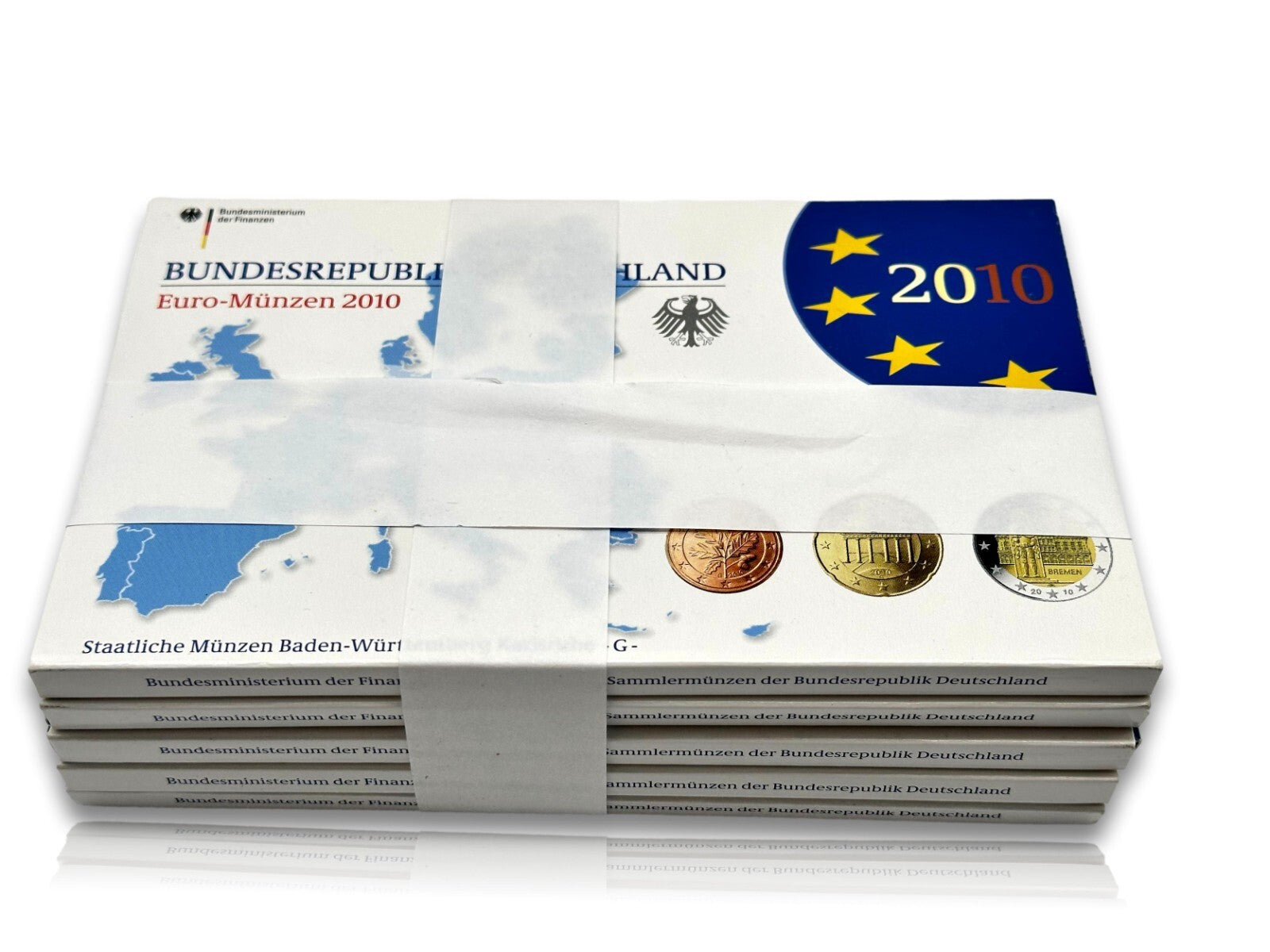 KMS Deutschland - Euro € - 2010 - PP - A D F G J - Komplett in Banderole0