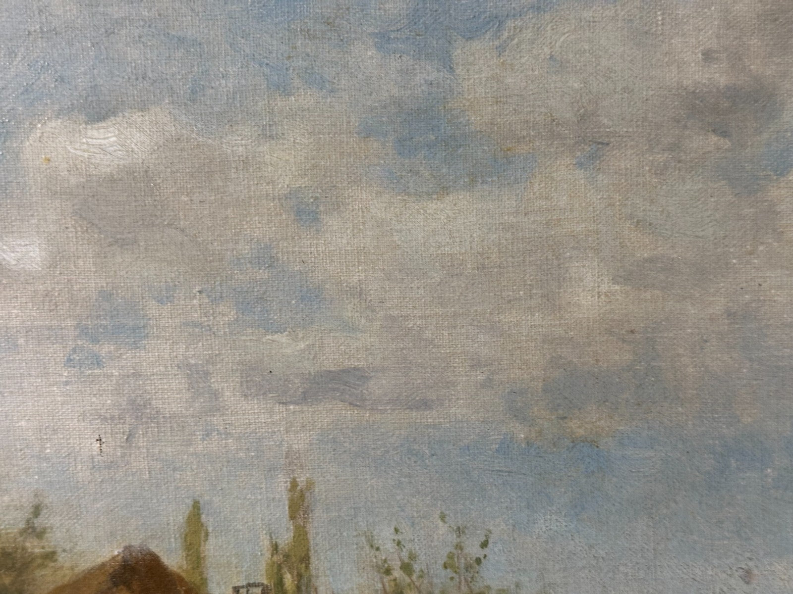 Öl auf Leinwand - Karl Adam Heinisch 1847-1923 - Schafherde mit Hirte - sign.6