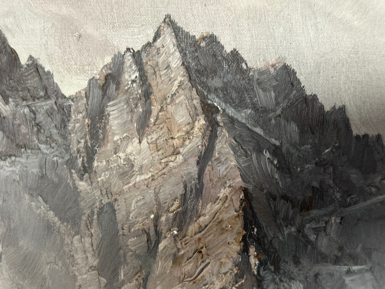 Elsbeth Huther - Öl auf Leinwand - Alpen Bergsee Almhütte - signiert - gerahmt5
