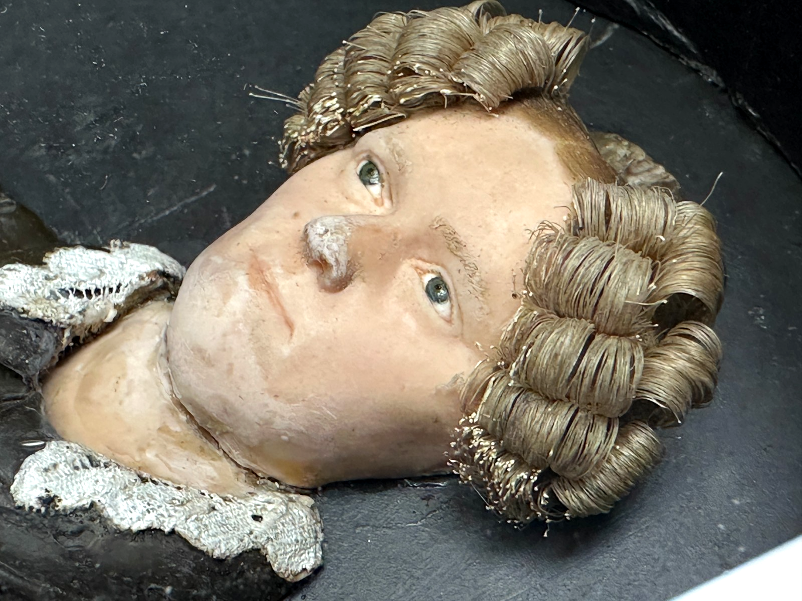 Seltene Wachs-Reliefbildnisse (Biedermeier) - Ehepaar Dörtenbach - Calw, um 18353