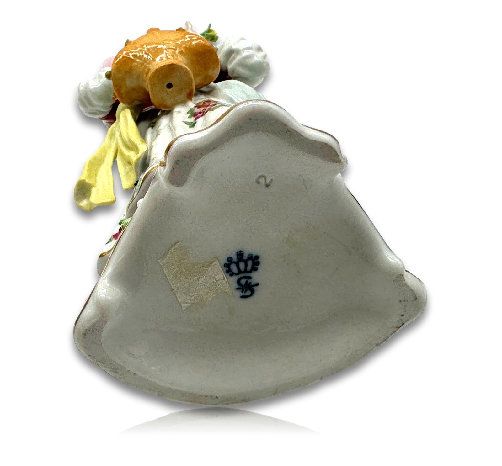 Sitzendorfer Porzellanmanufaktur - Dame mit Blumenkorb - Rokoko Porzellanfigur17
