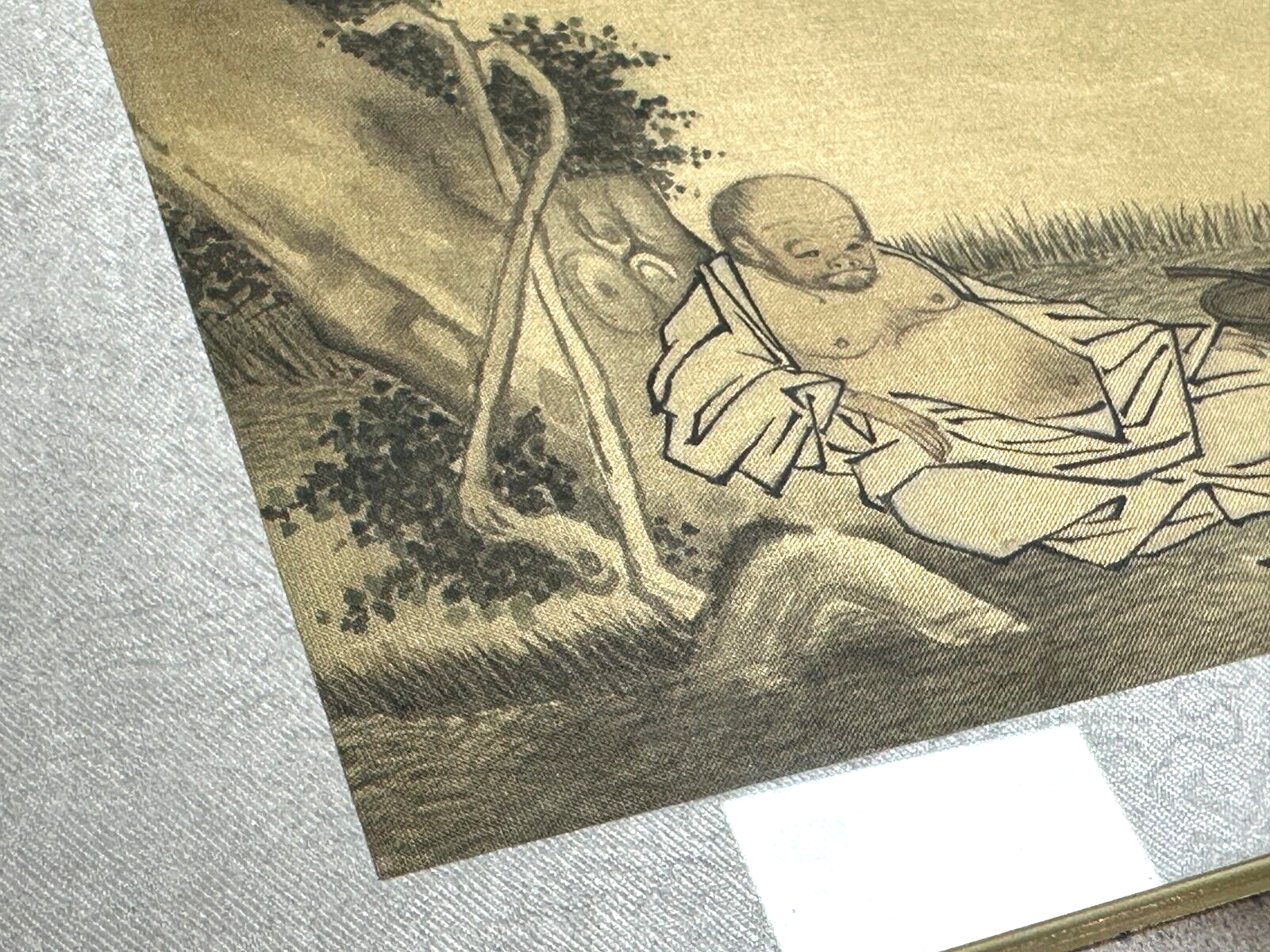 Daoistischer Mönch - Seidenmalerei Vorbild Song-Dynastie aus Kunstakademie 19842