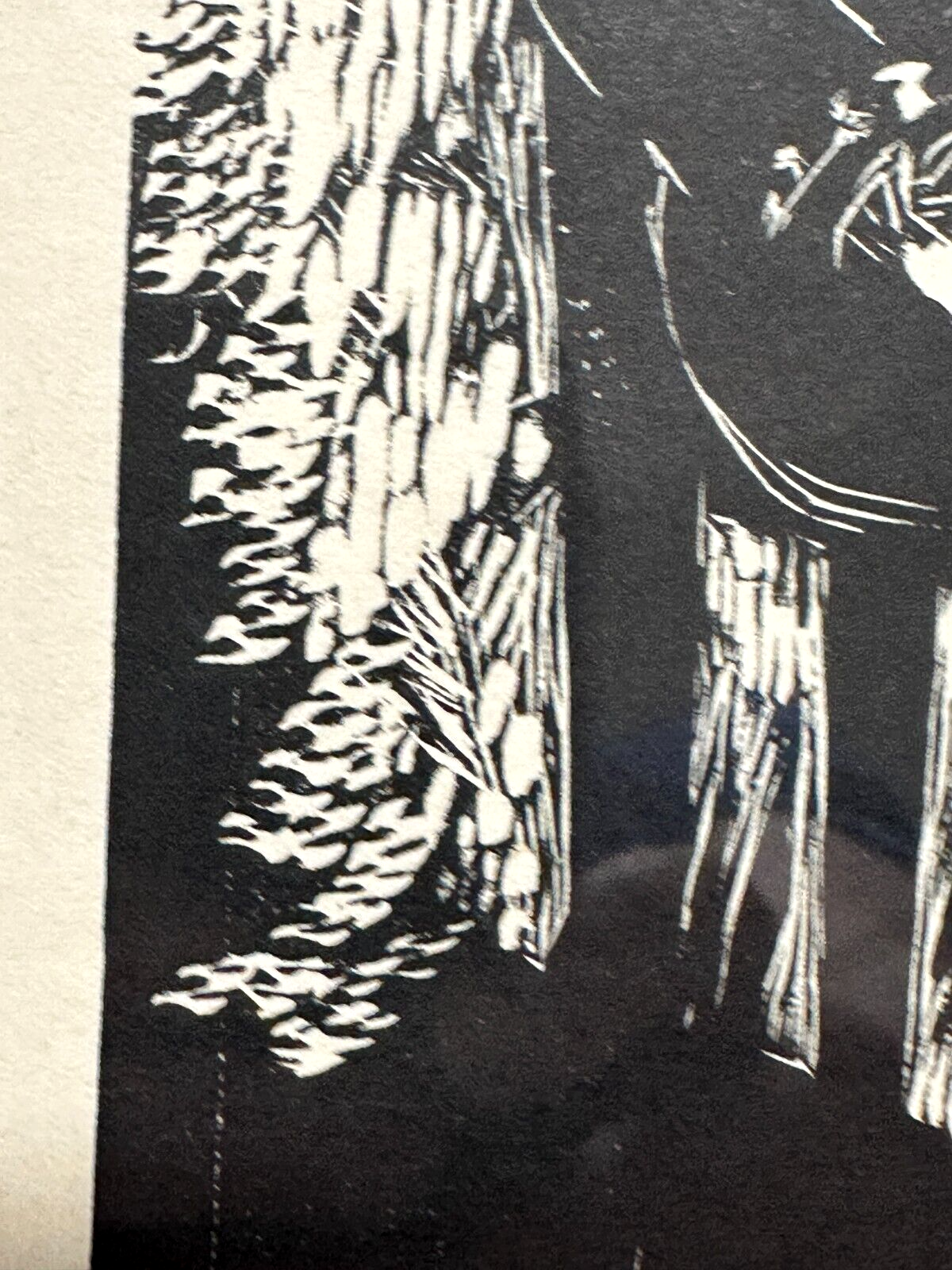 Heinrich Campendonk 1889-1957 - Holzschnitt Woodcut - 'sitzender Mann' - 19196