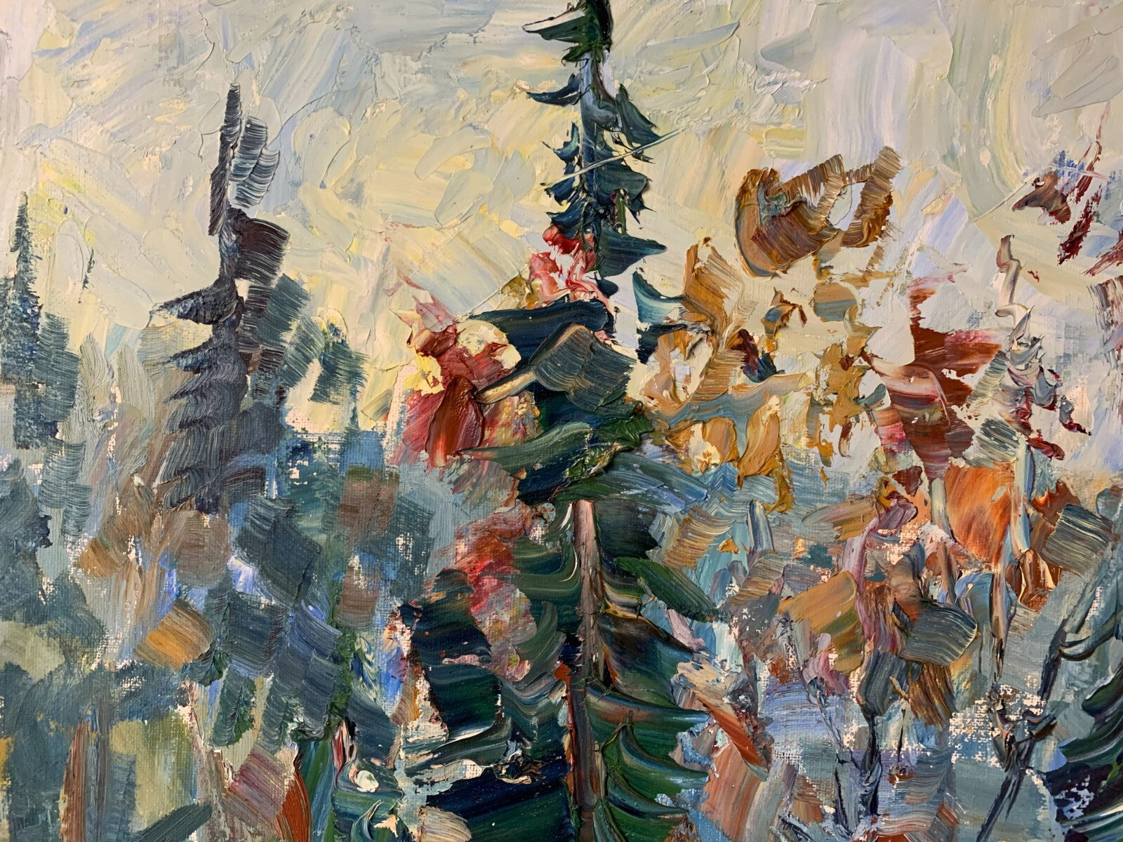 Rudolf Hossfeld 1910-1999 - Öl auf Leinwand - Winterlandschaft - gerahmt - sign.2