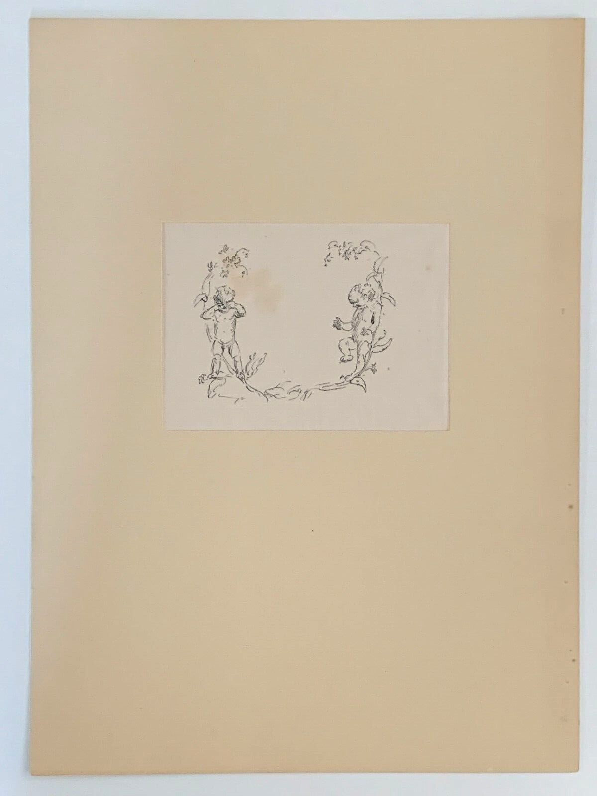 Max Slevogt 1868-1932 - Lithographie - Szenische Illustration - signiert 3