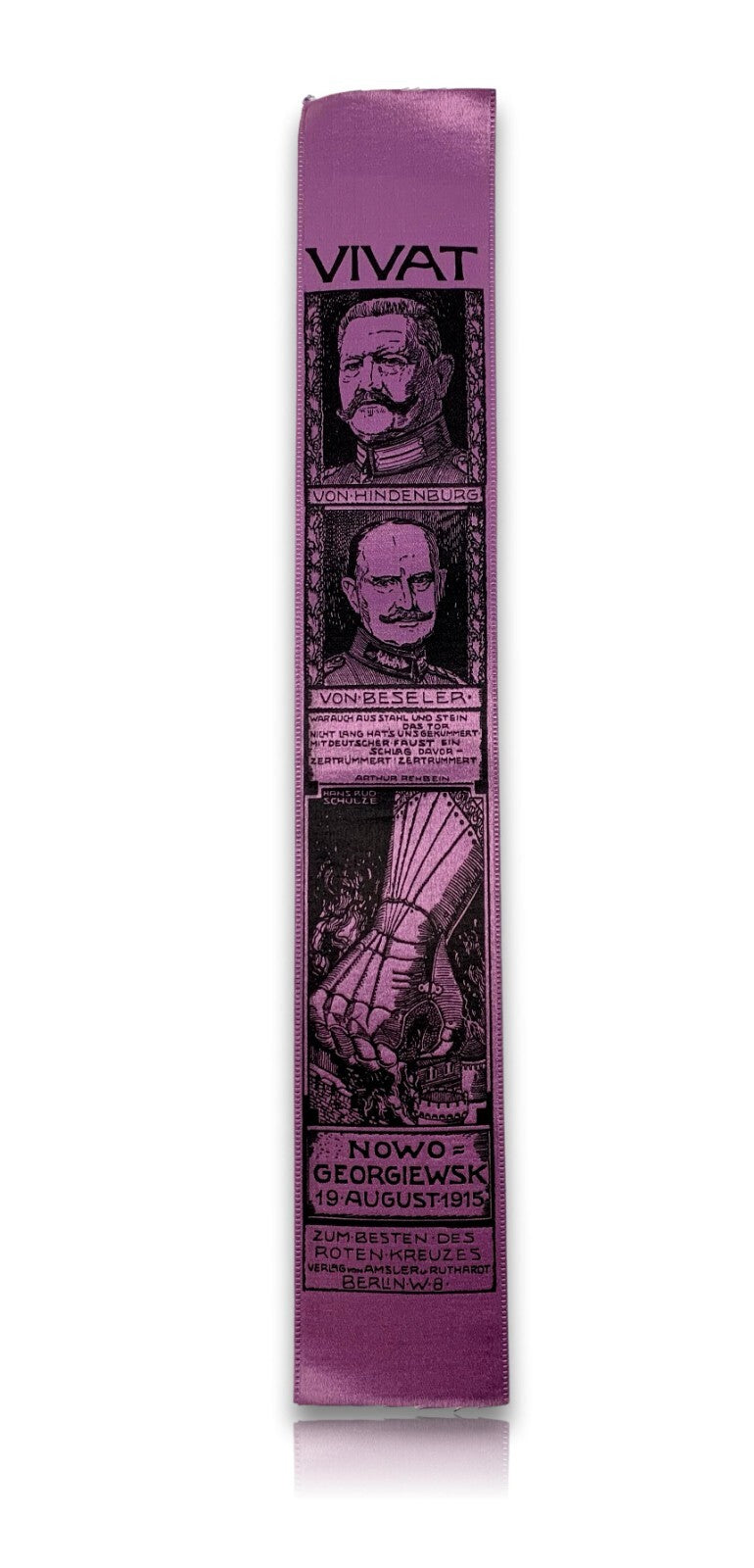 Vivat Band - WKI - Entwurf: Hans Rudolf Schulze - 1915 - für das Roten Kreuzes0