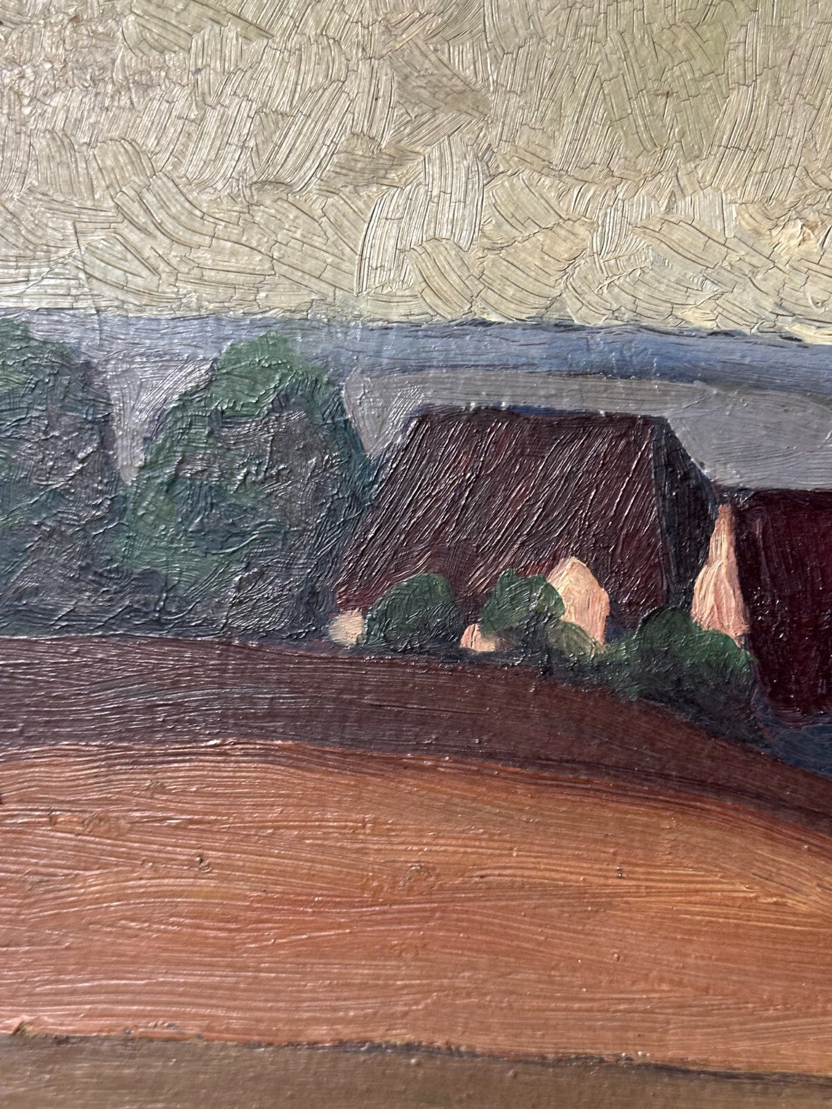Reiner Wagner - Öl auf Platte - bayrisches Alpenvorland - signiert - gerahmt1