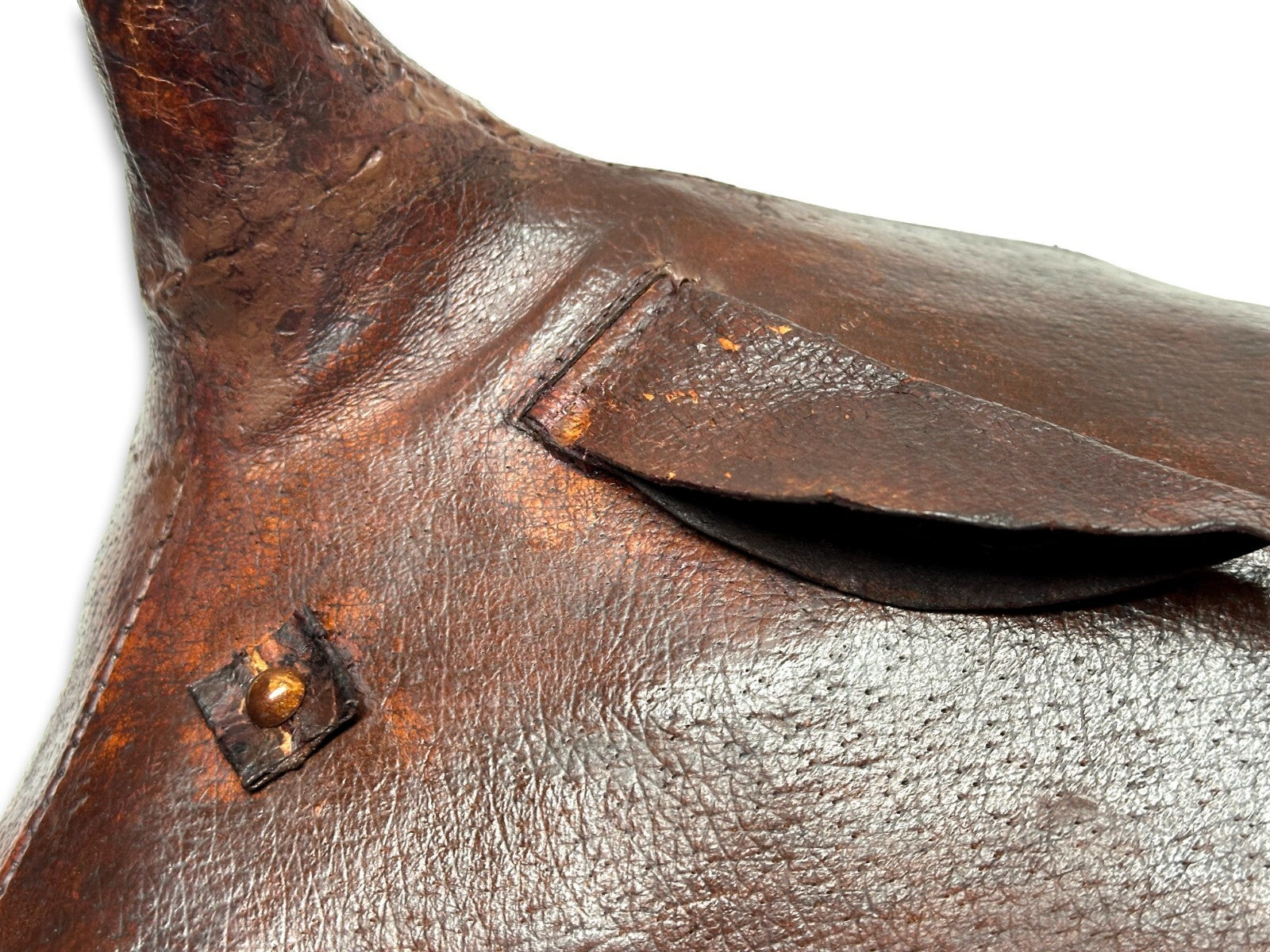 Dimitri Omersa - Fußbank Fußhocker - Stier - Leder - Design Möbel - Restauriert16