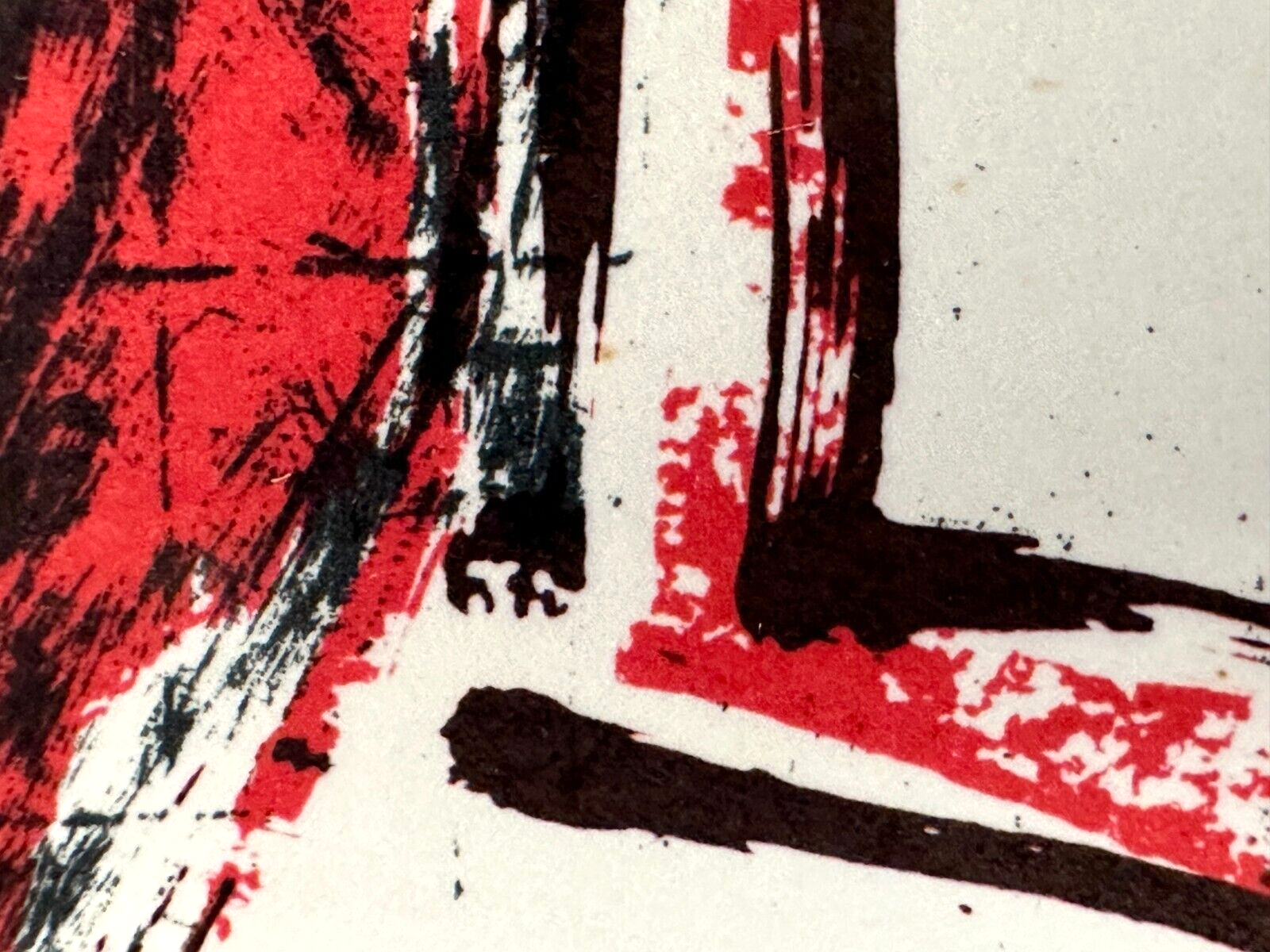 Rolf Bonvie - farbige Lithographie - Untitled - 1986 - nummeriert signiert9
