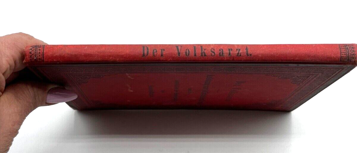 Buch Der Volksarzt Anleitung Selbstbehandlung Homöopathie Naturheilkunde um 192013