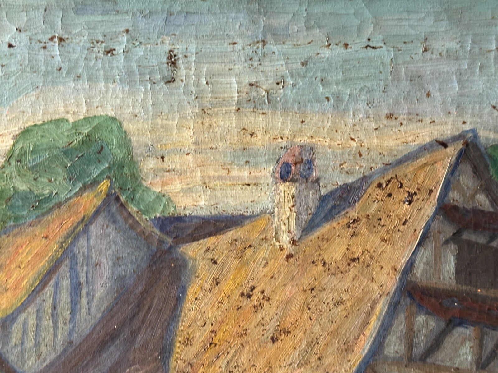 Reiner Wagner - Öl auf Leinwand - süddeutsches Dorfidyll - signiert - gerahmt6