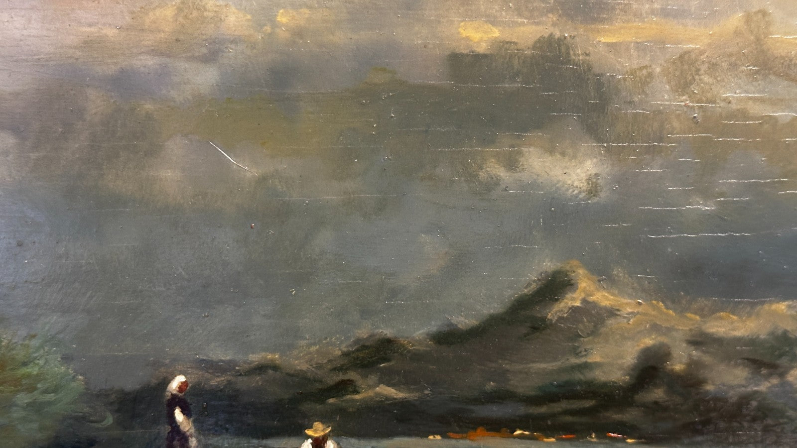 Hartmut Keyser (geb. 1948) – Öl Holz - Schilfernte am See - signiert - gerahmt4