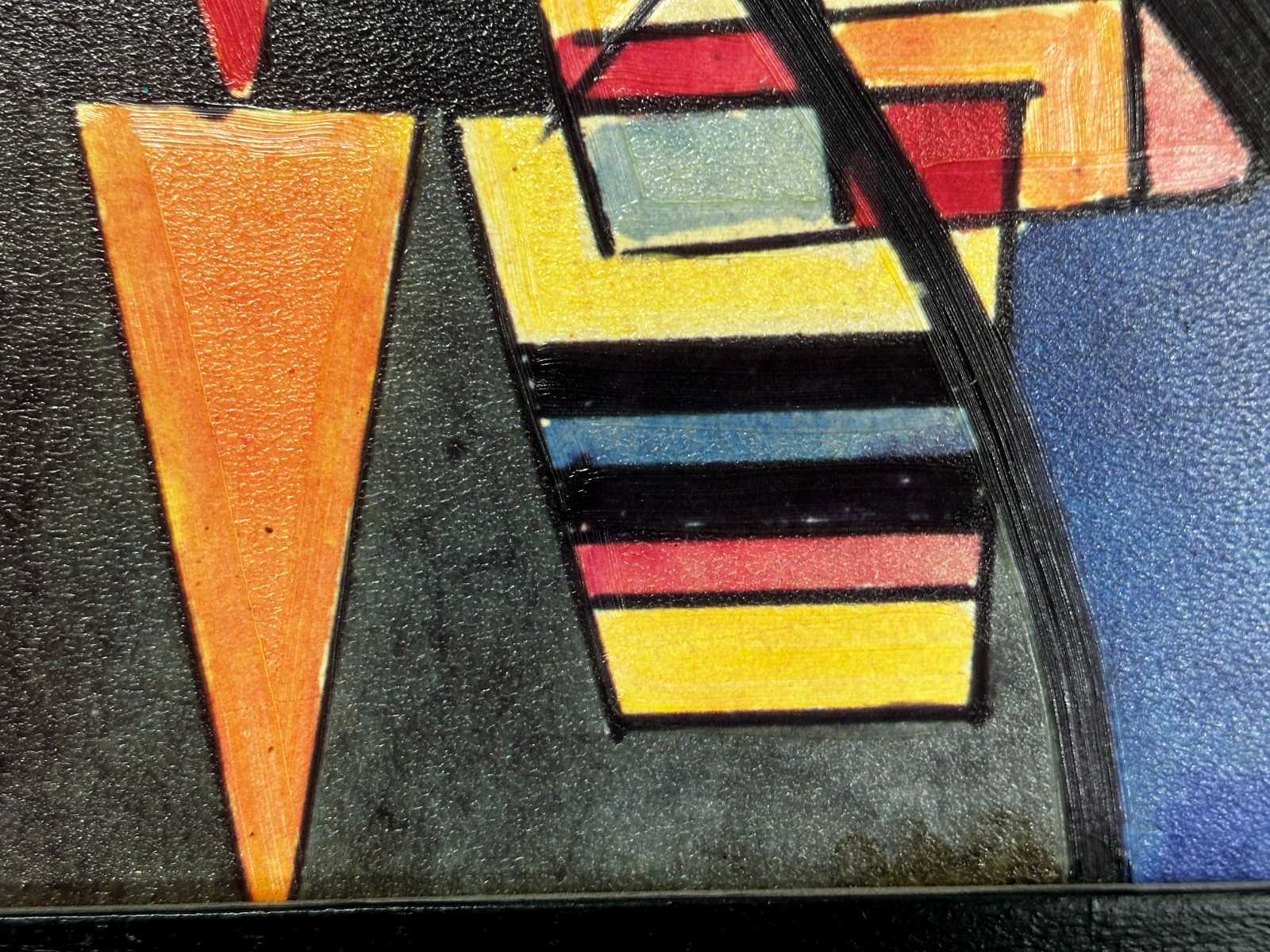 Wassily Kandinsky – La Grande Torre Di Kiev - Öl auf Hartfaser - signiert11