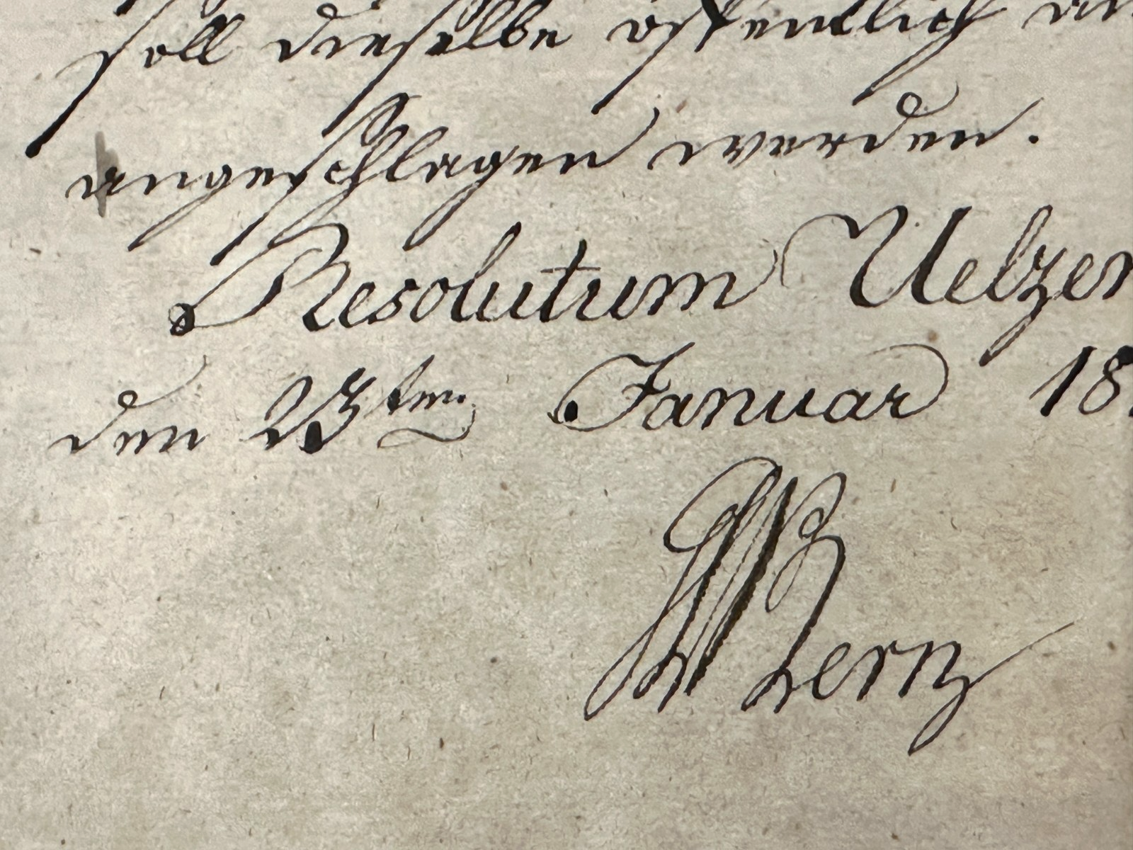Uelzen 1817 – Amtl. Resolutum - Preisverordnung Bier/Brandwein Stempelpapier8