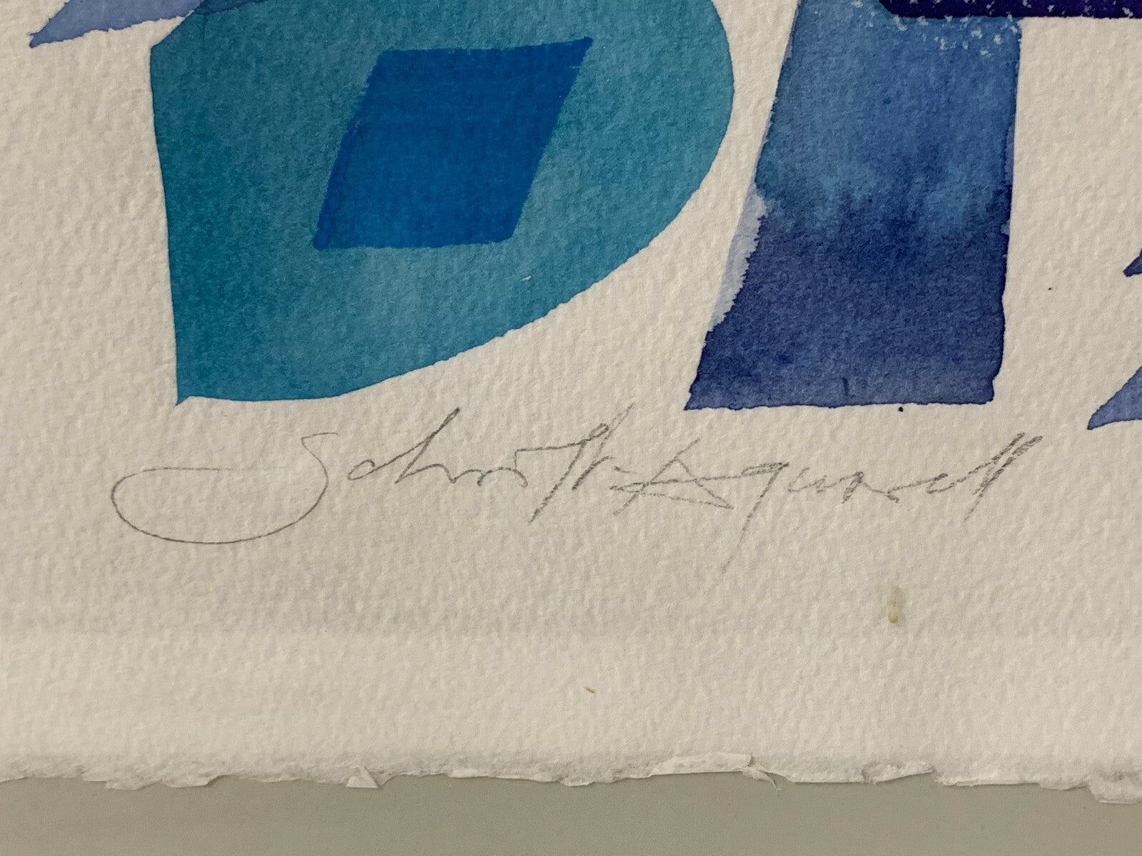 Renate Mildner-Müller - Carpe diem ´99 - Schrift Aquarell - gerahmt - signiert6