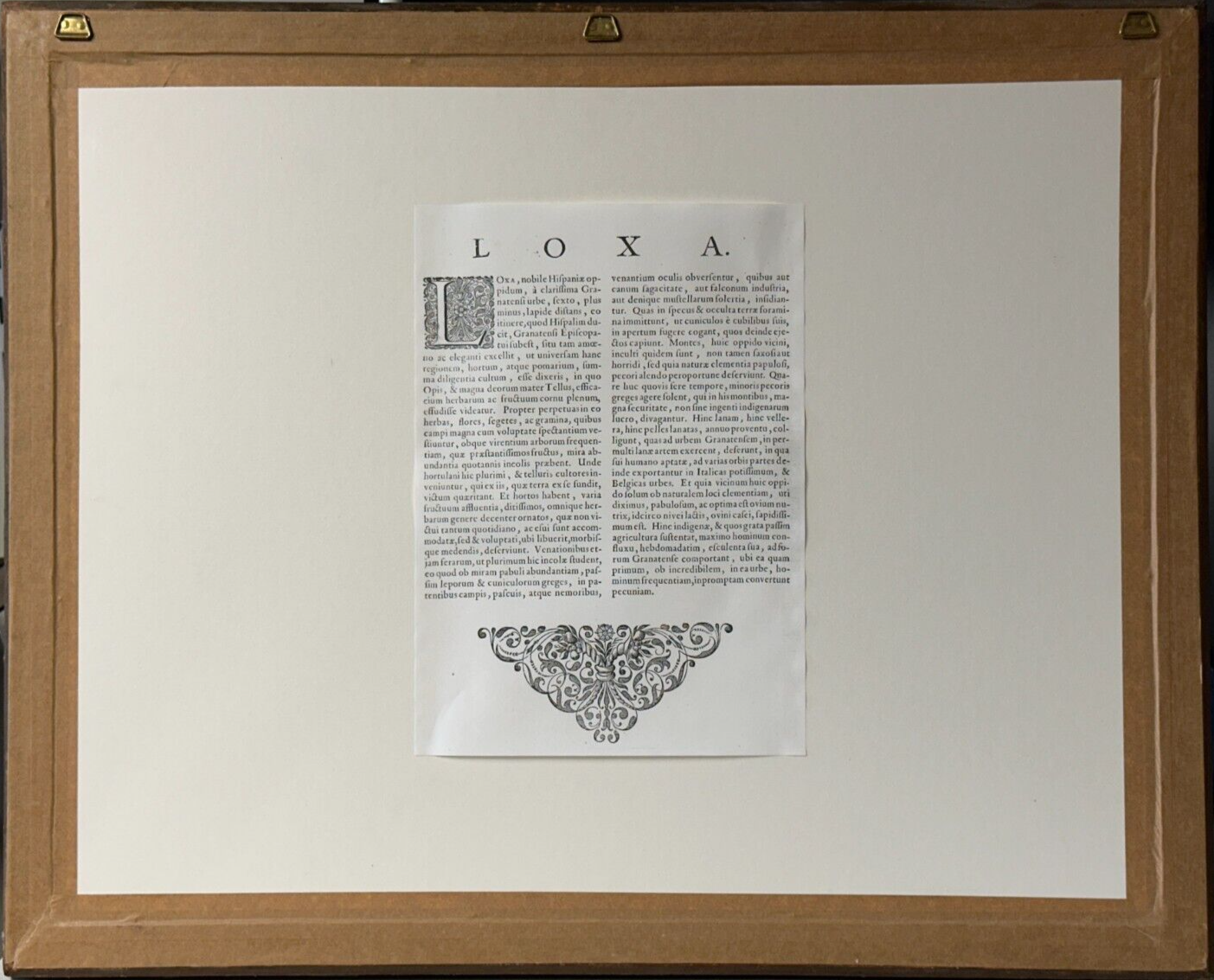 nach Georg Hoefnagel um 1575 - Ansicht von Loja Spanien - Kupferstich koloriert12